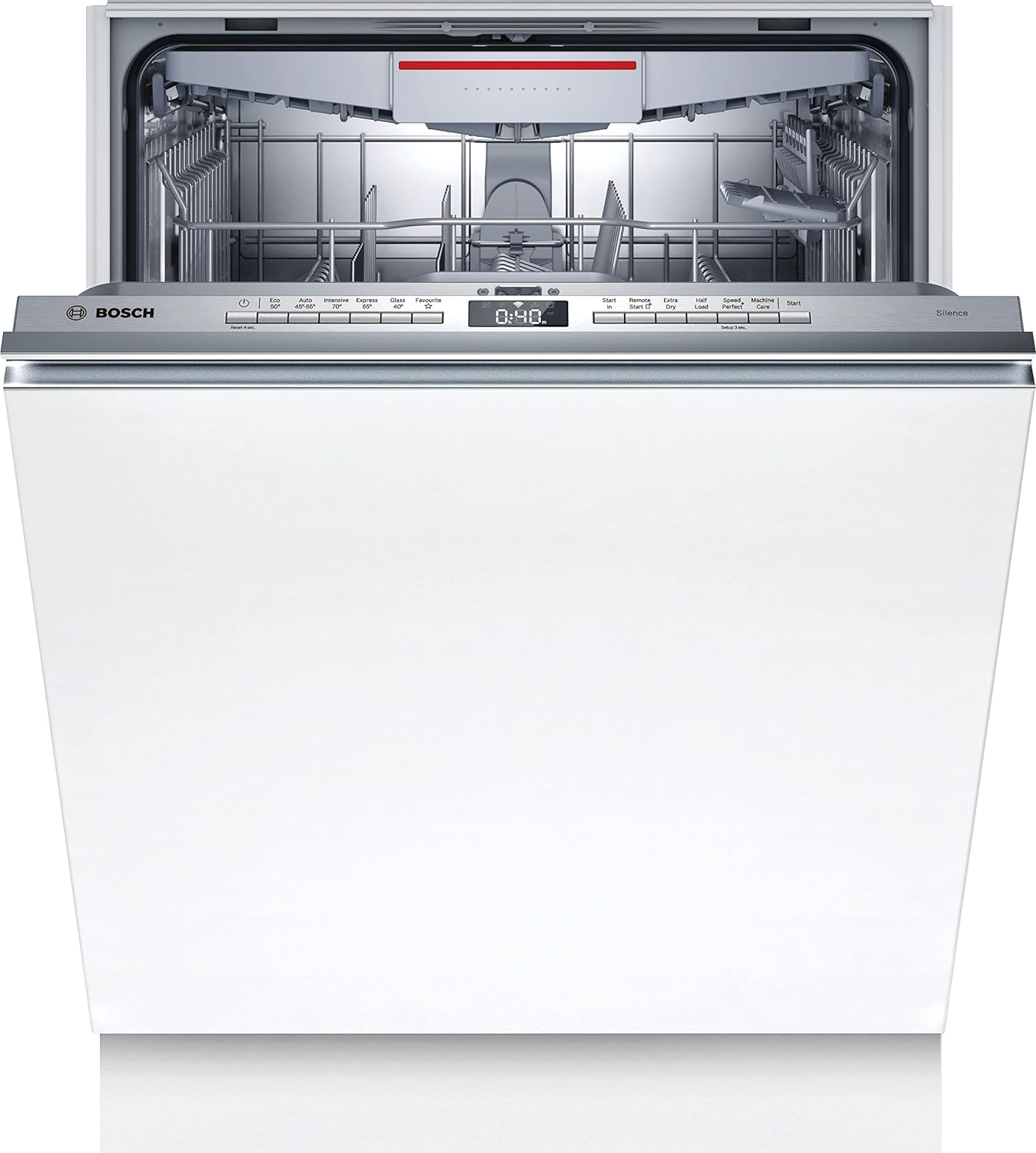 Bosch Home & Kitchen Appliances Bosch Series 4 SMV4HVX38G Dishwasher with 14 place settings, InfoLight, ExtraDry, Wifi enabled via Home Connect app, Integrated, 60 cm wide.