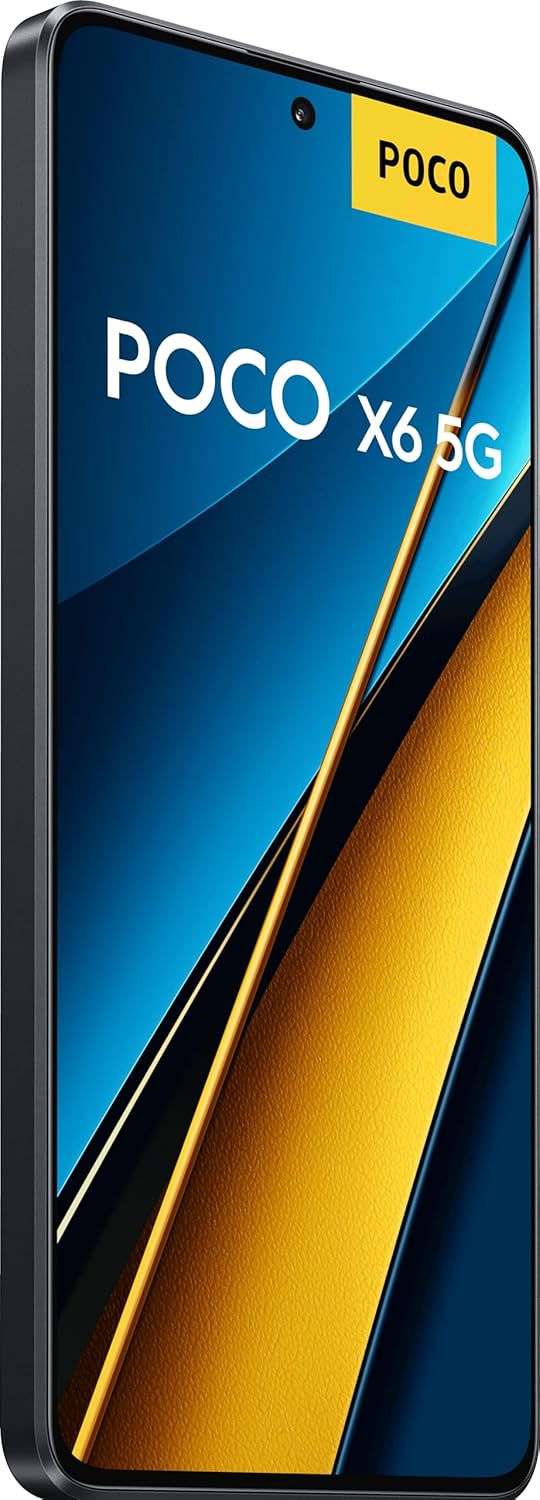 Xiaomi POCO X6 5G - Smartphone 12GB RAM 256GB Unlocked for all Carriers - Black (UK Version + 2 Year Warranty).