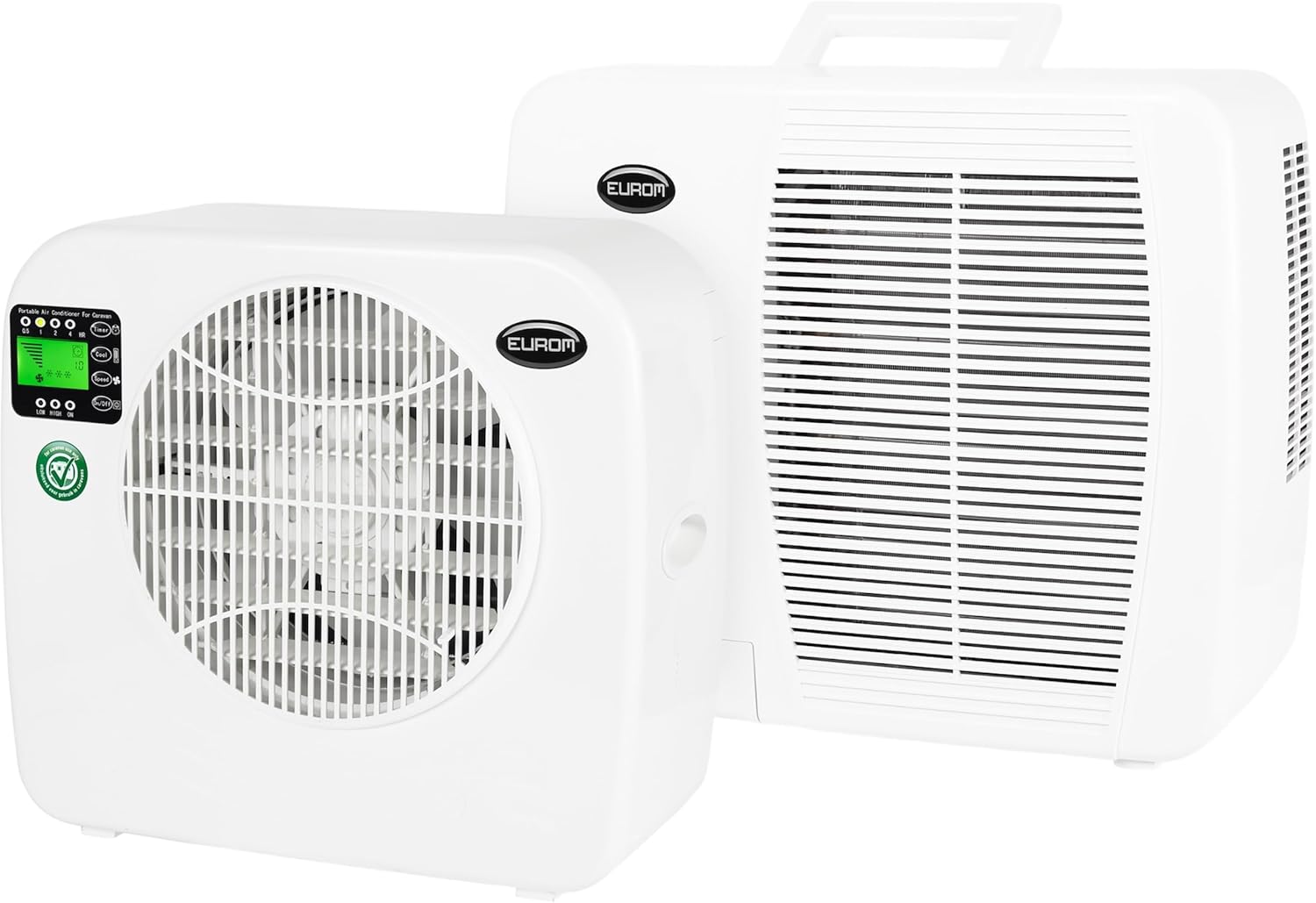 Netagon Eurom 2400BTU Caravan Split Air Conditioner Conditioning Wall Mounted Unit - Efficient Cooling for RVs, Campers, Motorhomes & Caravans | Compact & Quiet | Digital with Timer.