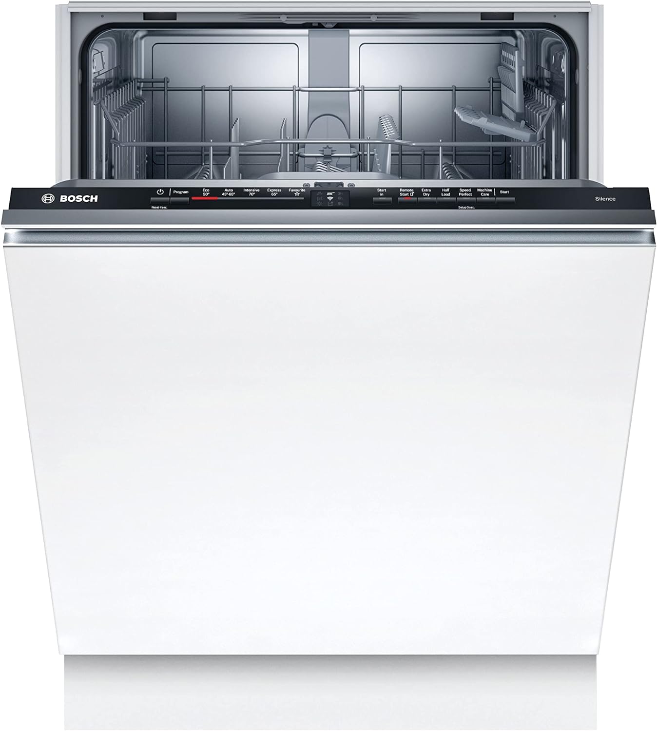 Bosch Home & Kitchen Appliances Bosch SMV2ITX18G Serie 2 Fully Integrated Dishwasher with 12 place settings, Home Connect, ExtraDry, InfoLight and DosageAssist, 60cm.