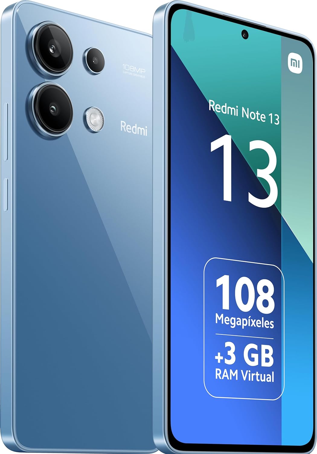 Xiaomi Redmi Note 13 6+128GB Ice Blue UK Version 2 Years Warranty.