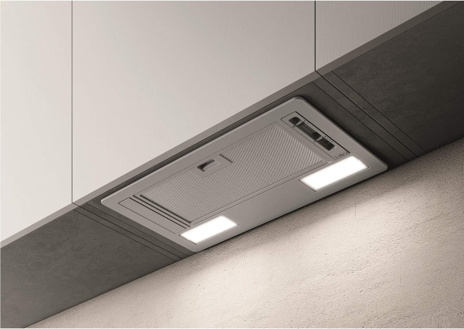 Elica 54cm Canopy Cooker Hood - Grey.