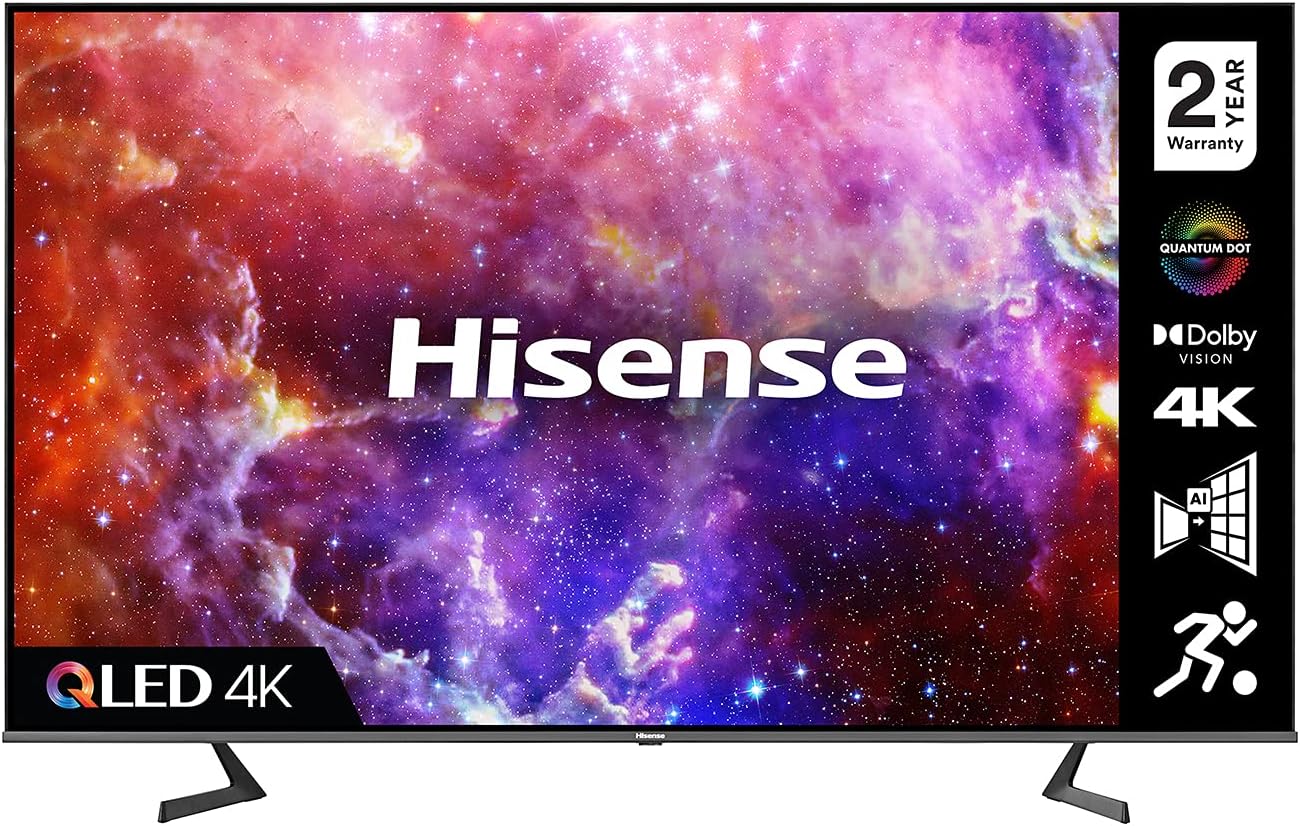 HISENSE 75A7GQTUK QLED Series 75-inch 4K UHD Dolby Vision HDR Smart TV 60Hz Refresh Rate with YouTube, Netflix, Freeview Play and Alexa Built-in, and Bluetooth, TUV Certificated (2021 NEW)         Import  Single ASIN  Import  Multiple ASIN    ×Product cus.