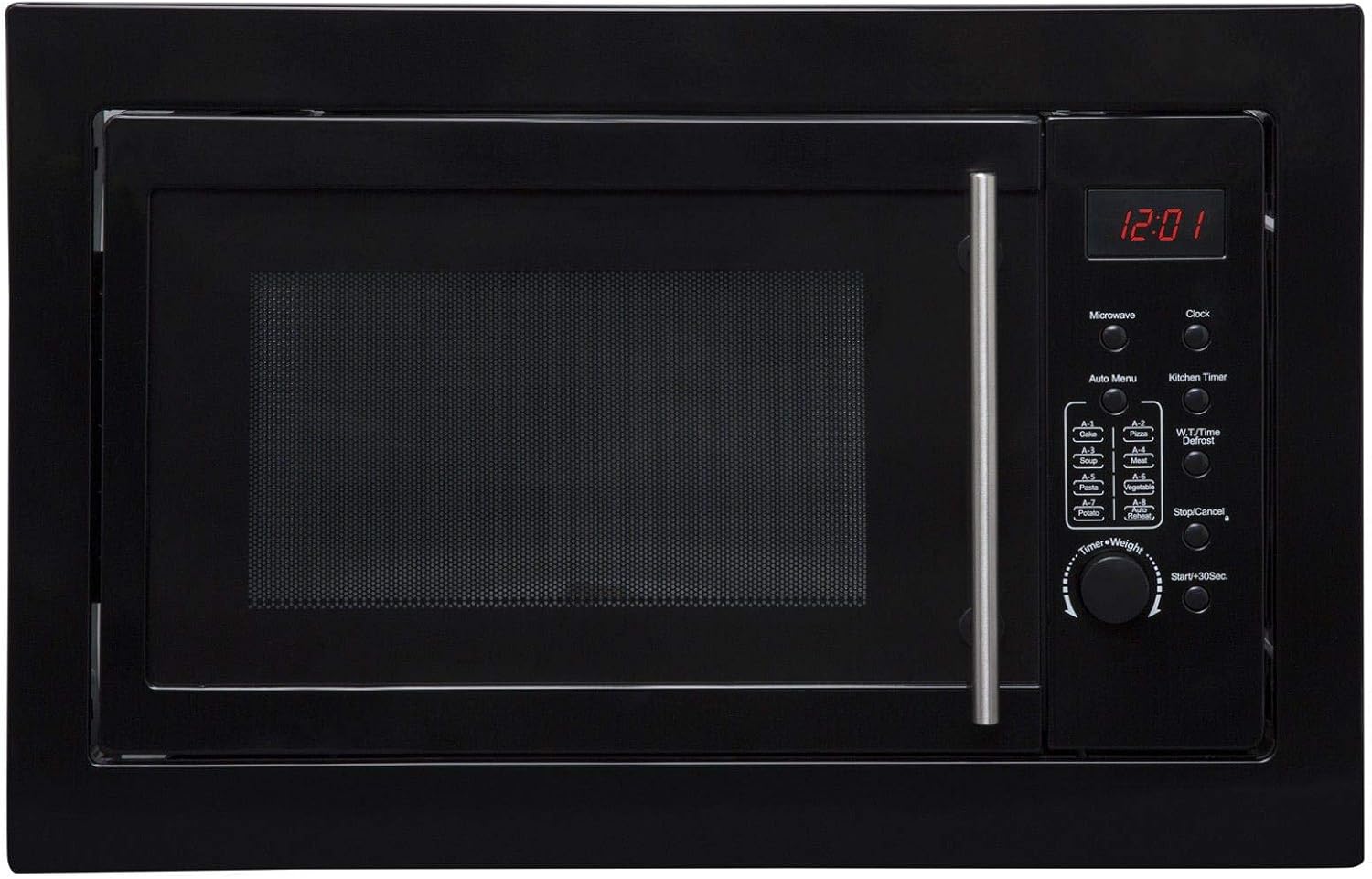 SIA BIM20BL Black 20L Integrated Built in Digital Timer Microwave Oven.