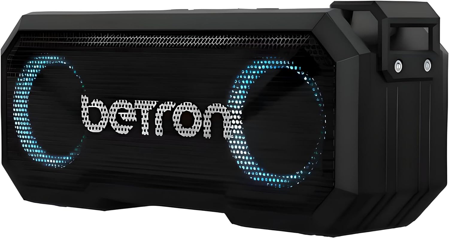 Betron Speaker, Stereo Sound, IPX7 Waterproof Bluetooth Speaker Wireless Connection, 12 Hour Battery Life, Portable Speaker for Outdoor, Home, Party, Beach, Travel.