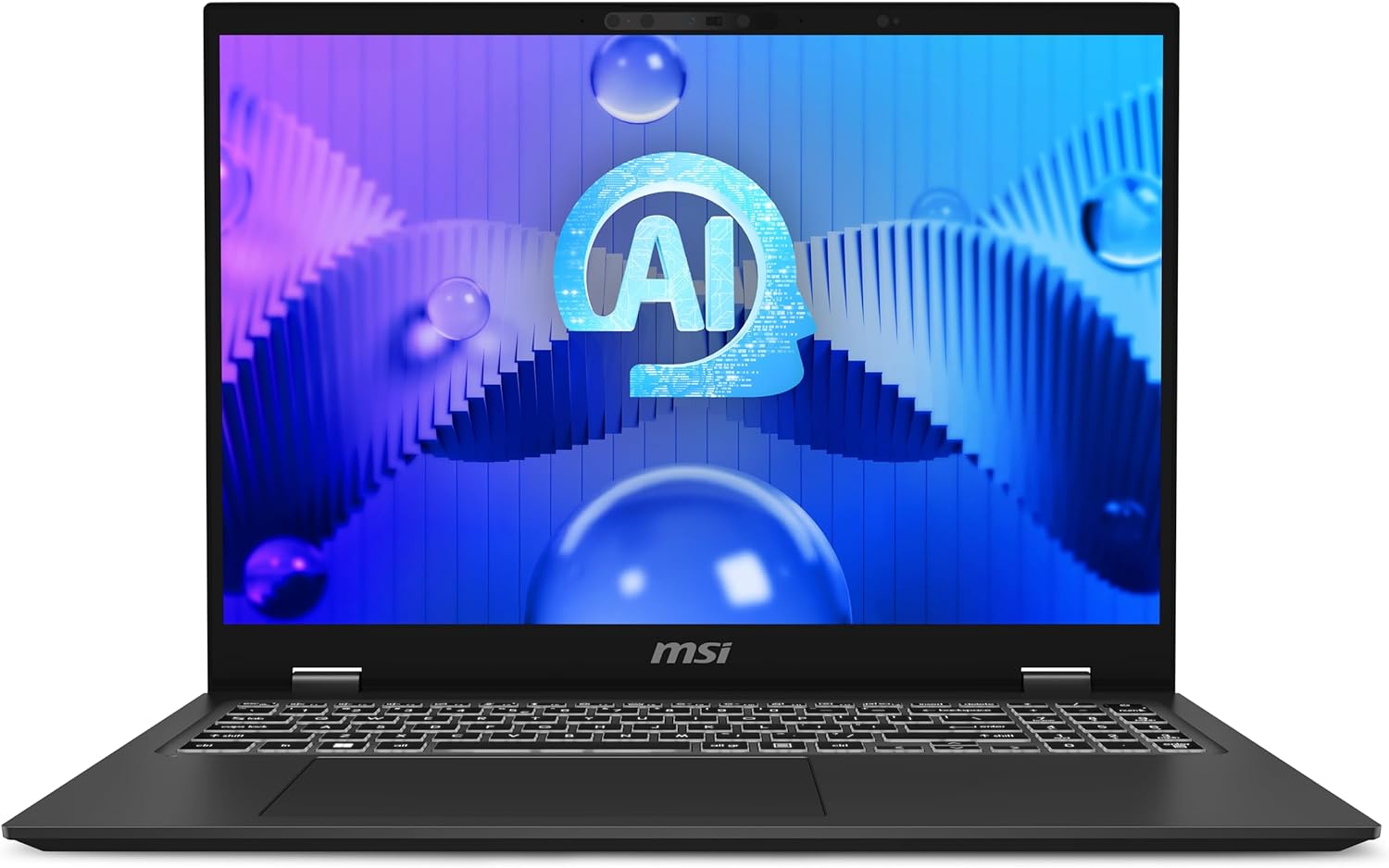 MSI Prestige 16 AI Studio (B1VEG-035UK), 16" 16:10 QHD+ panel, Latest Intel® Core Ultra 7 155H, RTX4050, 32GB, 1TB SSD, Intel Wi-Fi 7BE, Windows 11 - Stellar Gray.