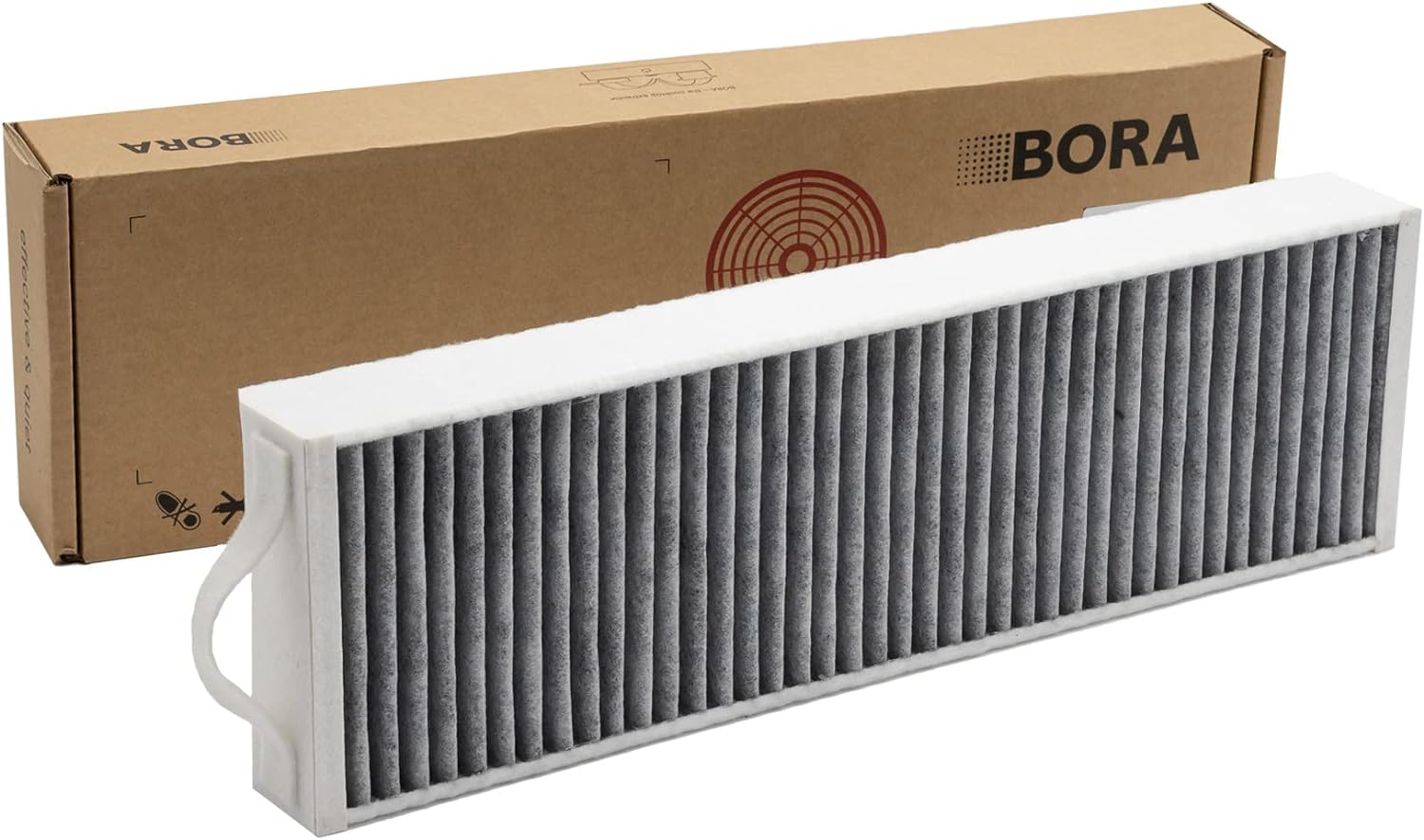 BORA PURE Activated Carbon Filter (PUAKF) for PURE Hobs (PURU/PUXU), BORA X Pure Filter, BORA PURE Filter, Replacement Recirculation Filter.