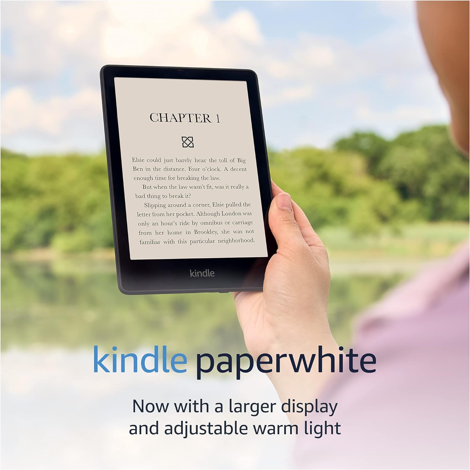 Certified Refurbished Kindle Paperwhite | 8 GB, now with a 6.8" display and adjustable warm light, with ads.