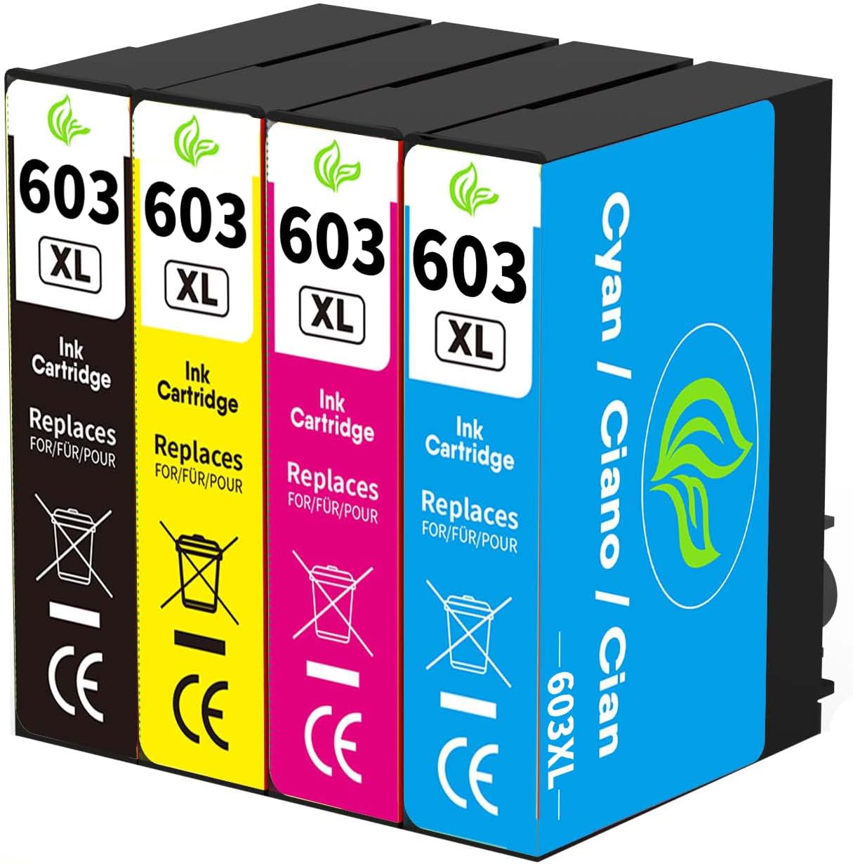 CALABAZA Compatible with printer cartridges Epson 603 XL cartridges 603XL multipack for Expression Home XP2105 XP2100 XP2150 XP3100 XP3105 XP4100 XP4105 Workforce WF2810 WF2810 2830. WF2835.