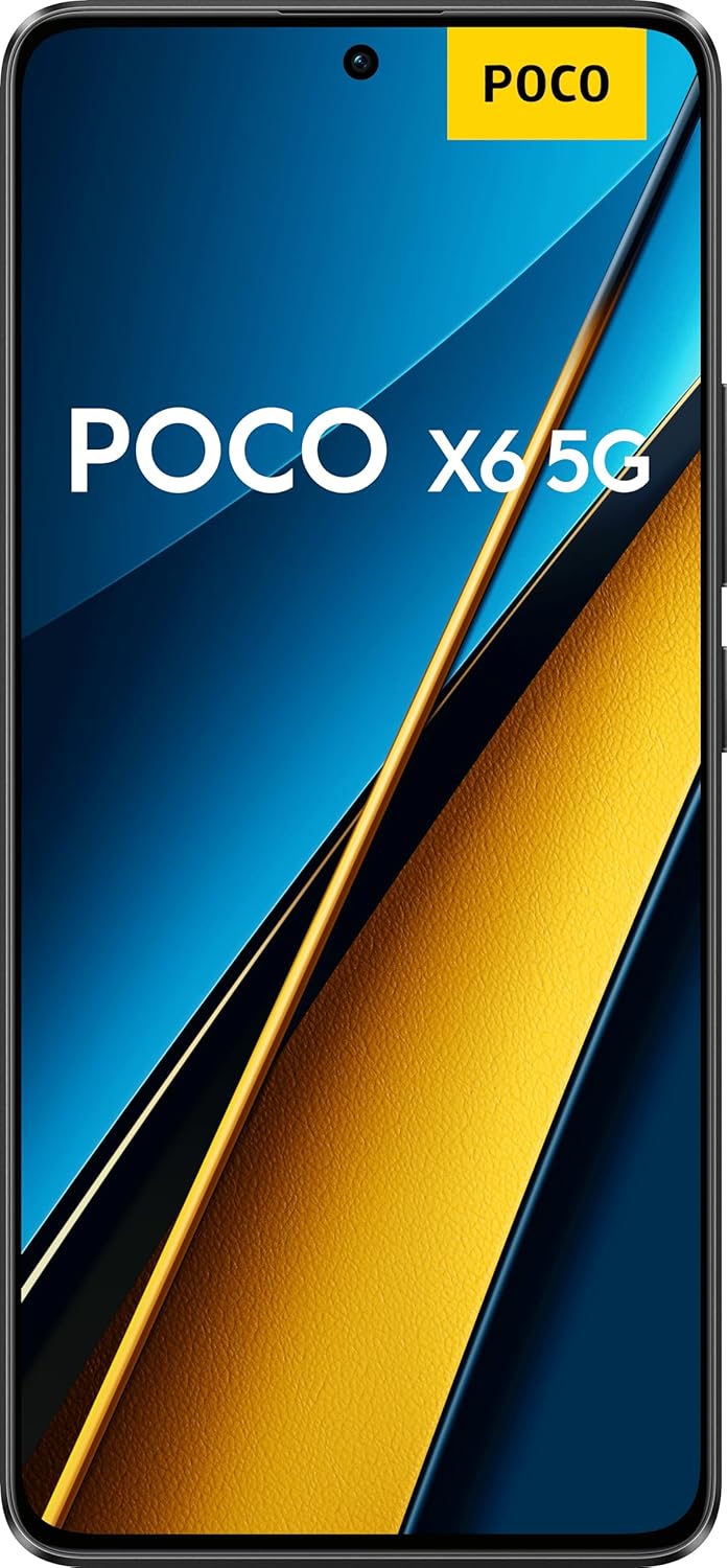 Xiaomi POCO X6 5G - Smartphone 12GB RAM 256GB Unlocked for all Carriers - Black (UK Version + 2 Year Warranty).