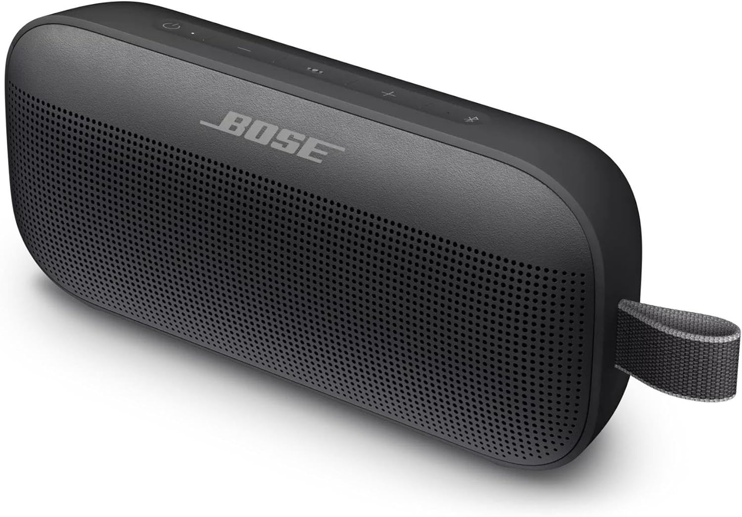 Bose SoundLink Flex Bluetooth Portable Speaker, Wireless Waterproof Speaker for Outdoor Travel—White.