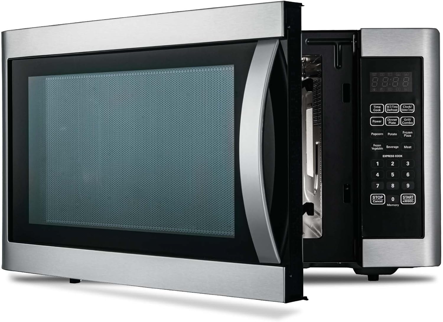 Techomey Combination Microwave Oven and Grill, Combination Microwave 1100w and Grill 1200W, Digital Microwave with 11 Power Levels, Combination Microwave Ovens with Turnable Tray, Easy to Clean, 42L.