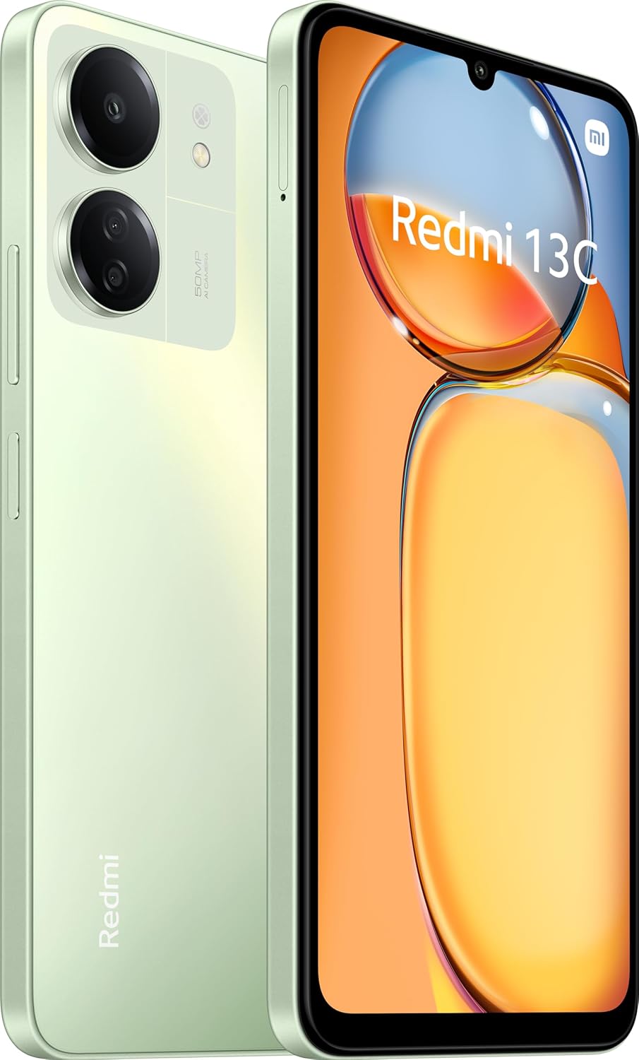 Xiaomi Redmi 13C Smartphone 4GB+128GB, Clover Green (UK Version + 2 Years Warranty).