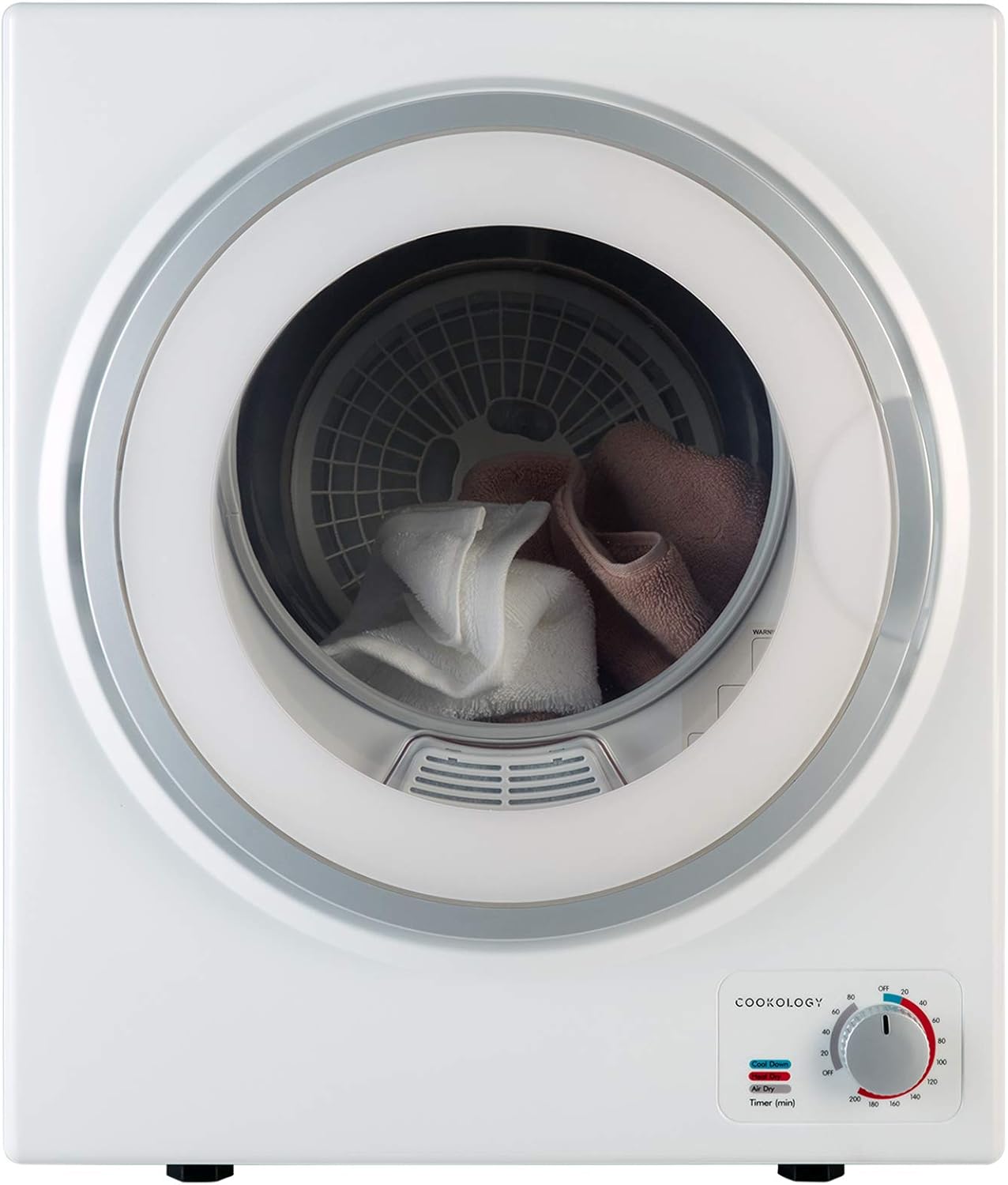 Cookology CMVD25WH Mini Vented Tumble Dryer 2.5kg - White.