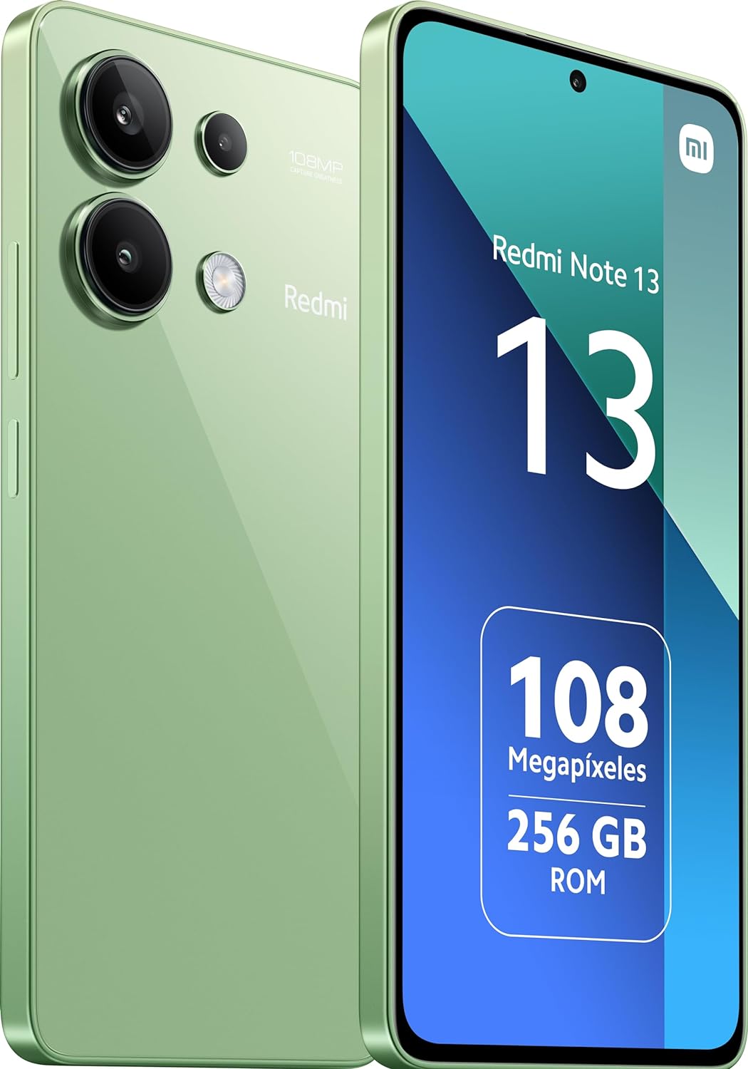 xiaomi Redmi Note 13 8+256GB SIM Free - Mint Green (UK Version 2 Years Warranty).