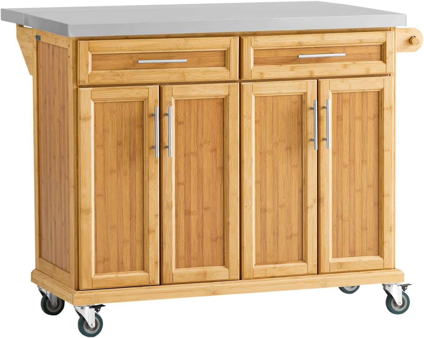 SoBuy® FKW69-N, Extendable Kitchen Storage Trolley Kitchen Cabinet Cupboard Sideboard Kitchen Island.