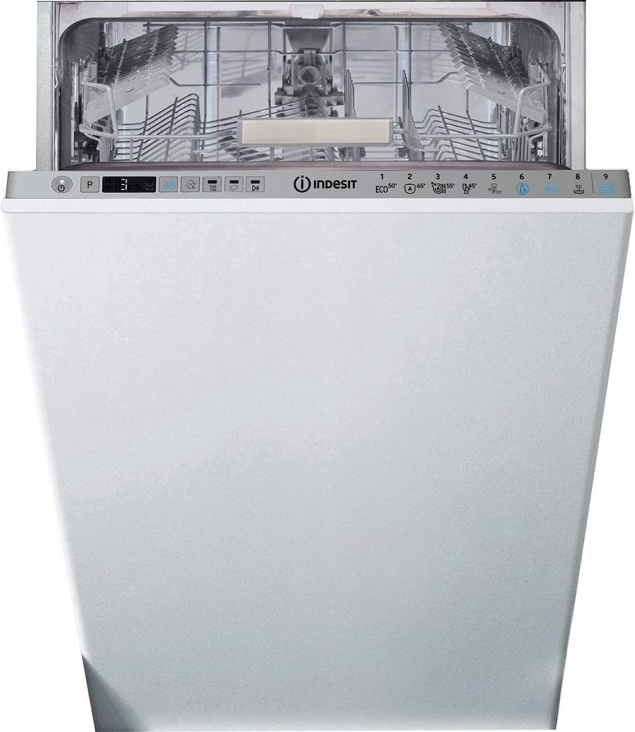 Integrated Slimline Dishwasher, 10 Place Settings, 9 Programs.