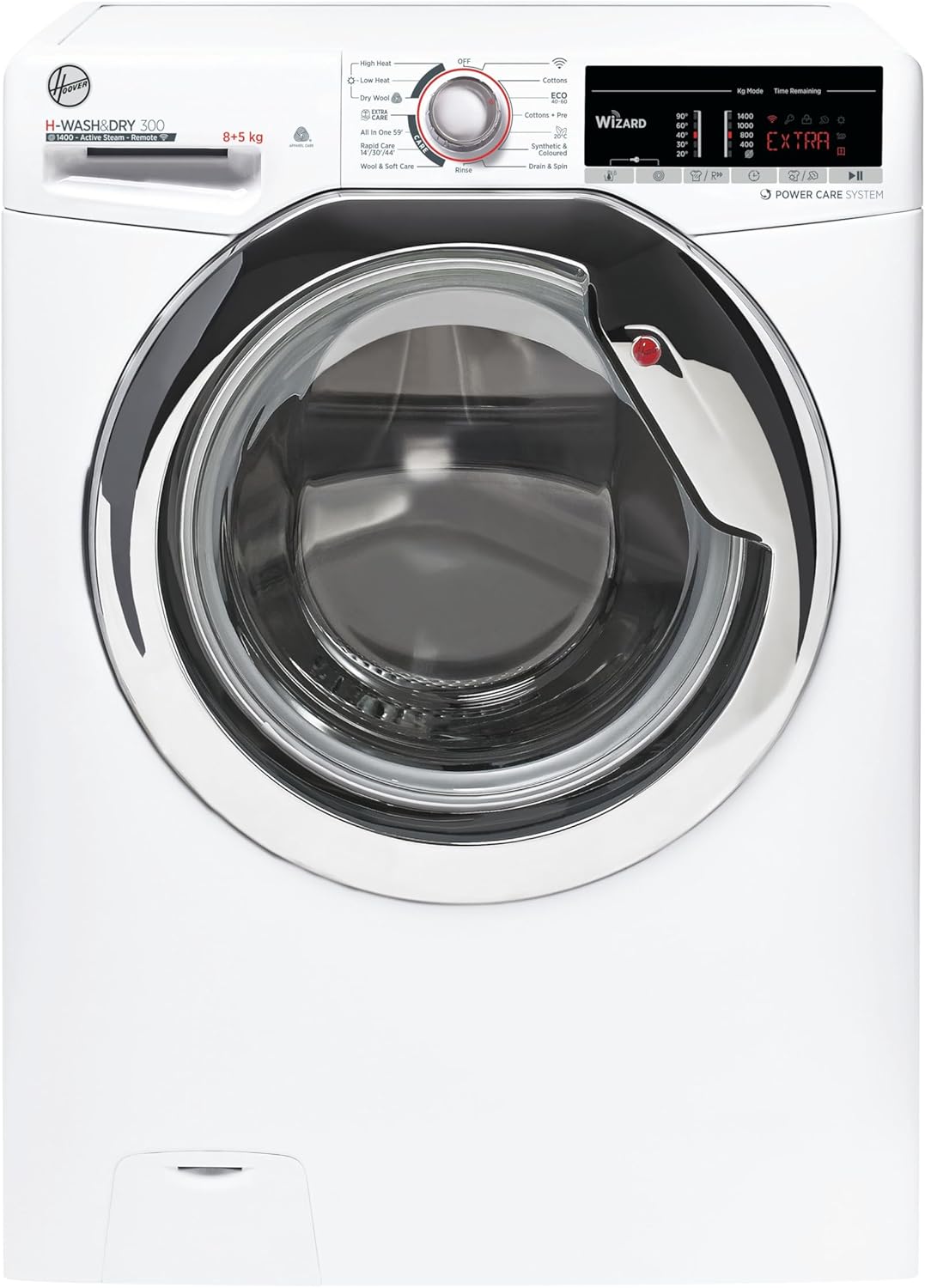 Hoover H3DPS41066TABR80 Freestanding Washer Dryer with LED Display, 10 or 6kg Load, 1400RPM, Drive Motor, Graphite, D or A Rated.