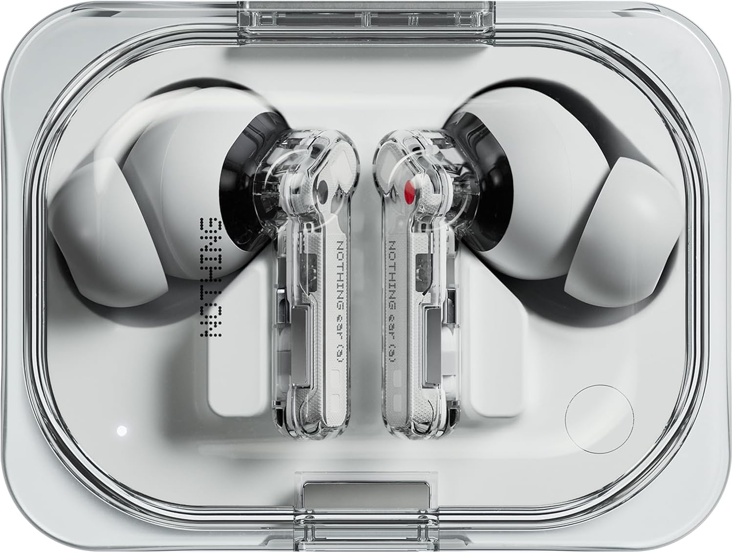 Nothing Ear wireless ear buds with Hi-Res Audio, Smart Active Noise Cancelling, Advanced equalizer and up to 40.5 hours of listening time - White.