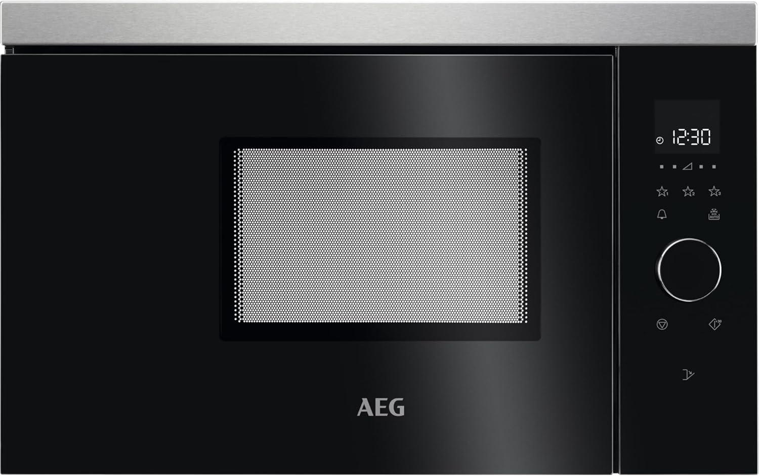 AEG Built-in Microwave MBB1756SEM, 17L Capacity, 800W, Auto Weight Defrosting Programmes, 5 Power Levels, Child Lock, Digital Display, Favourite Functions, Black.