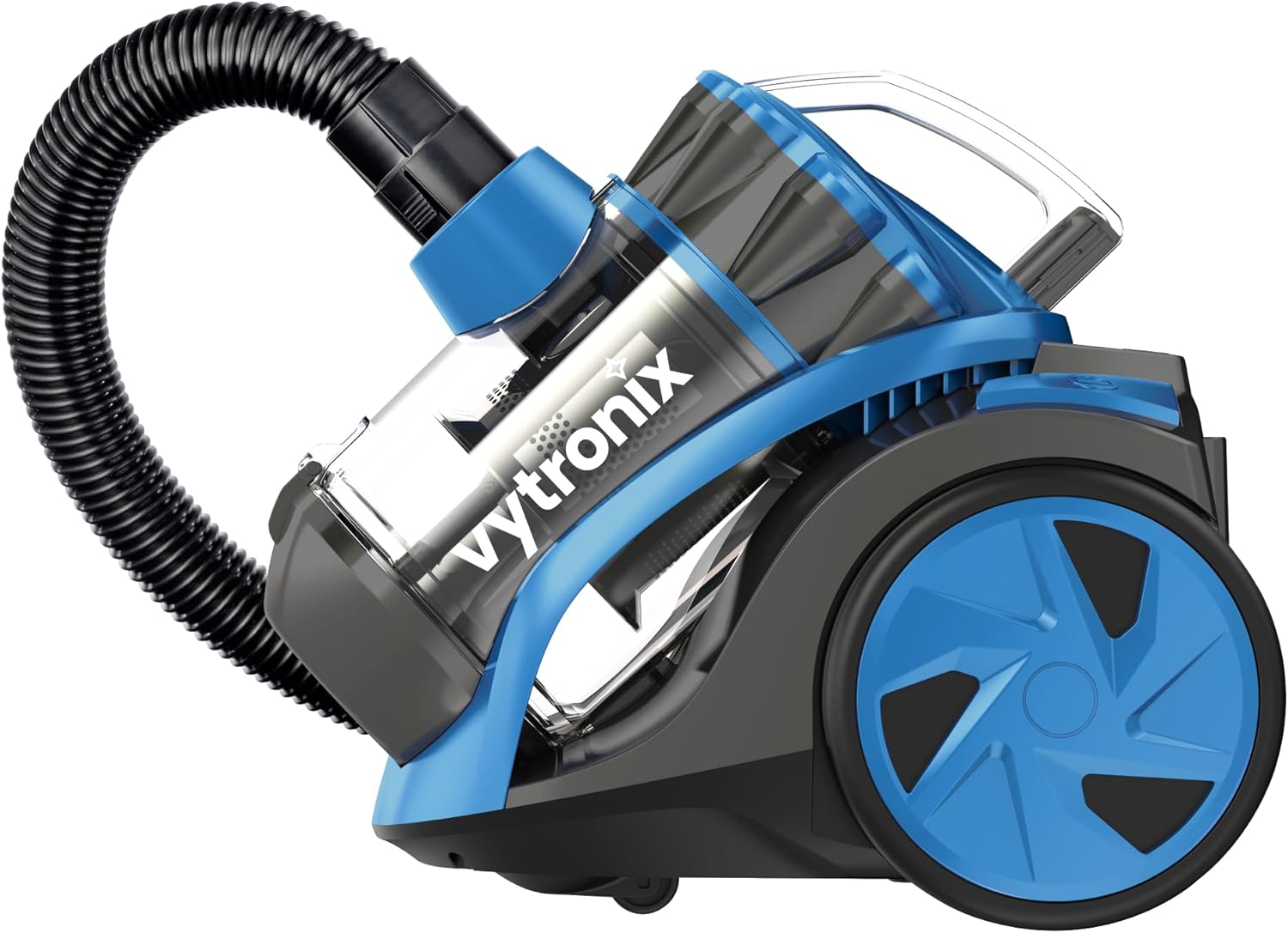 VYTRONIX CYL01 Bagless Cylinder Vacuum Cleaner, 800w High Power Motor, Compact and Lightweight, Cyclonic Vacuum and Carpet Cleaner with 4 stage HEPA Filter for removing Dust, Dirt and Allergens.