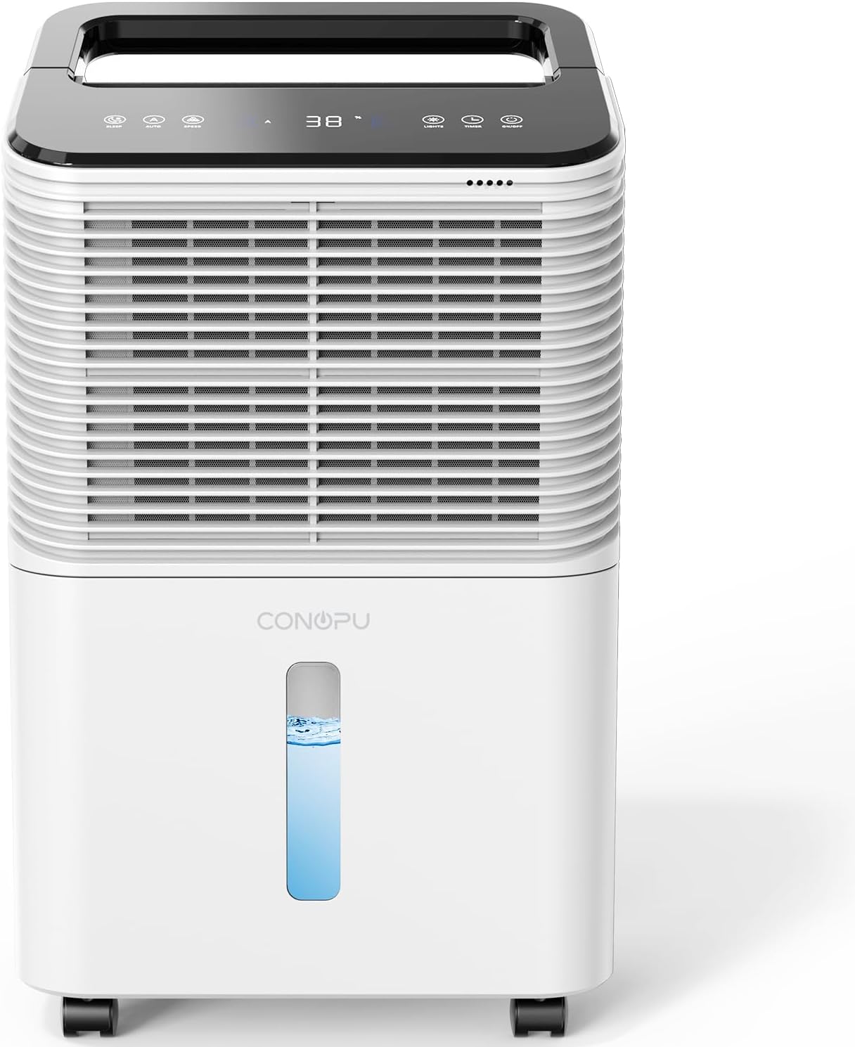 CONOPU Dehumidifier 16L/Day, Ultra-quiet Dehumidifier for Bedroom, Intelligent Central Control, Auto Mode, Humidity Indicator Light, 24H Timer, Laundry Drying,Dehumidifiers for Home,Effective,Powerful         Import  Single ASIN  Import  Multiple ASIN.