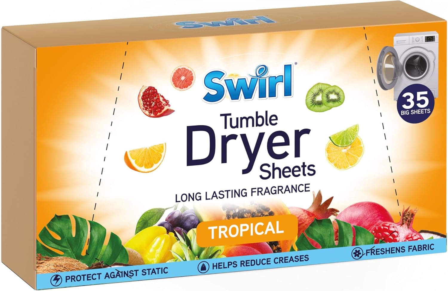 5pk Dry Cleaner Cloth & Stain Remover - Laundry Tumble Dryer Sheets - Dry Cleaner Cloths - Detergent Sheets -Fresh Fragrance.