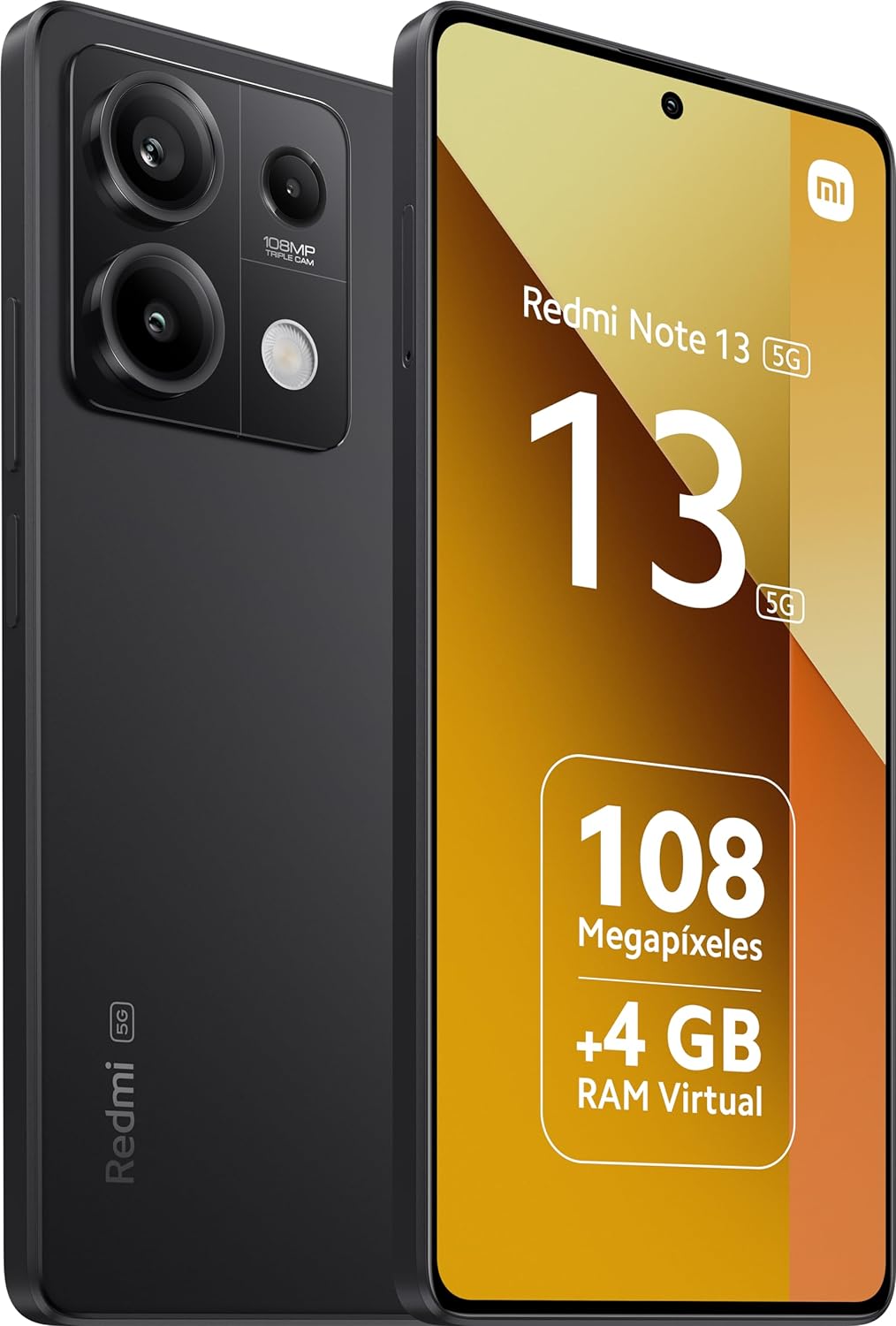 Xiaomi Redmi Note 13 5G Smartphone 8+256GB, Graphite Black (UK Version + 2 Years Warranty).