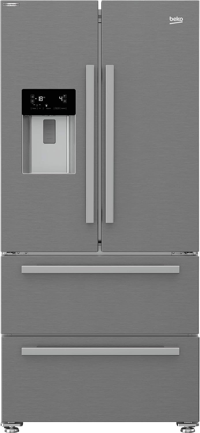 Beko GNE360520DX 539L American Fridge Freezer.