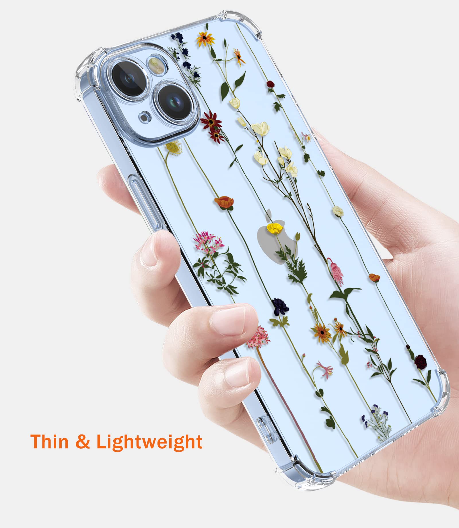 XINYEXIN Case for OPPO A74 5G / OPPO A54 5G, Painting Flower Pattern Clear Case Soft TPU Silicone Case Slim Shockproof Bumper Girl Women Phone Cover - Daisy.