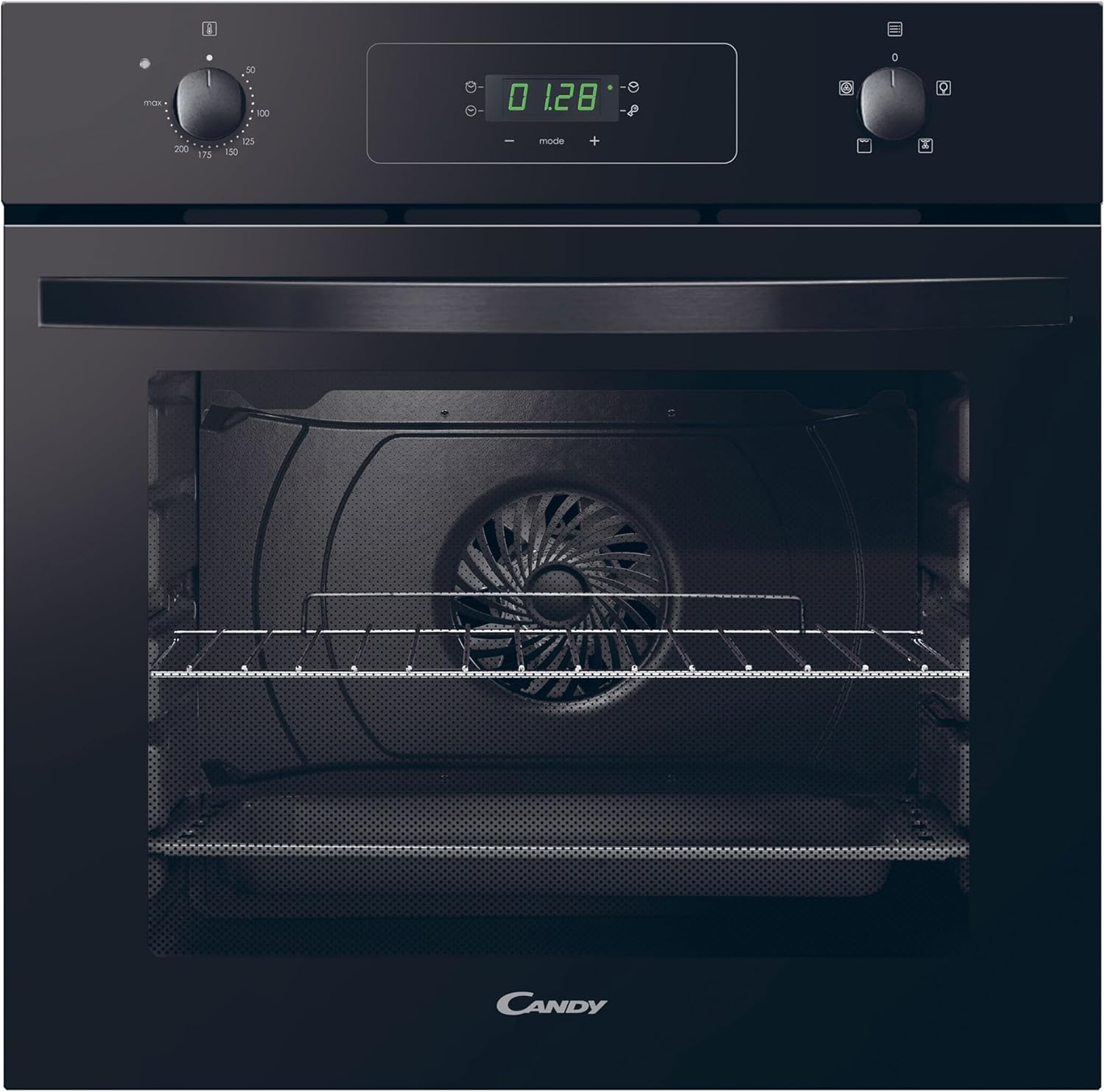 Candy Idea FIDCN615/1 Built In Electric Single Oven - Black - A Rated.