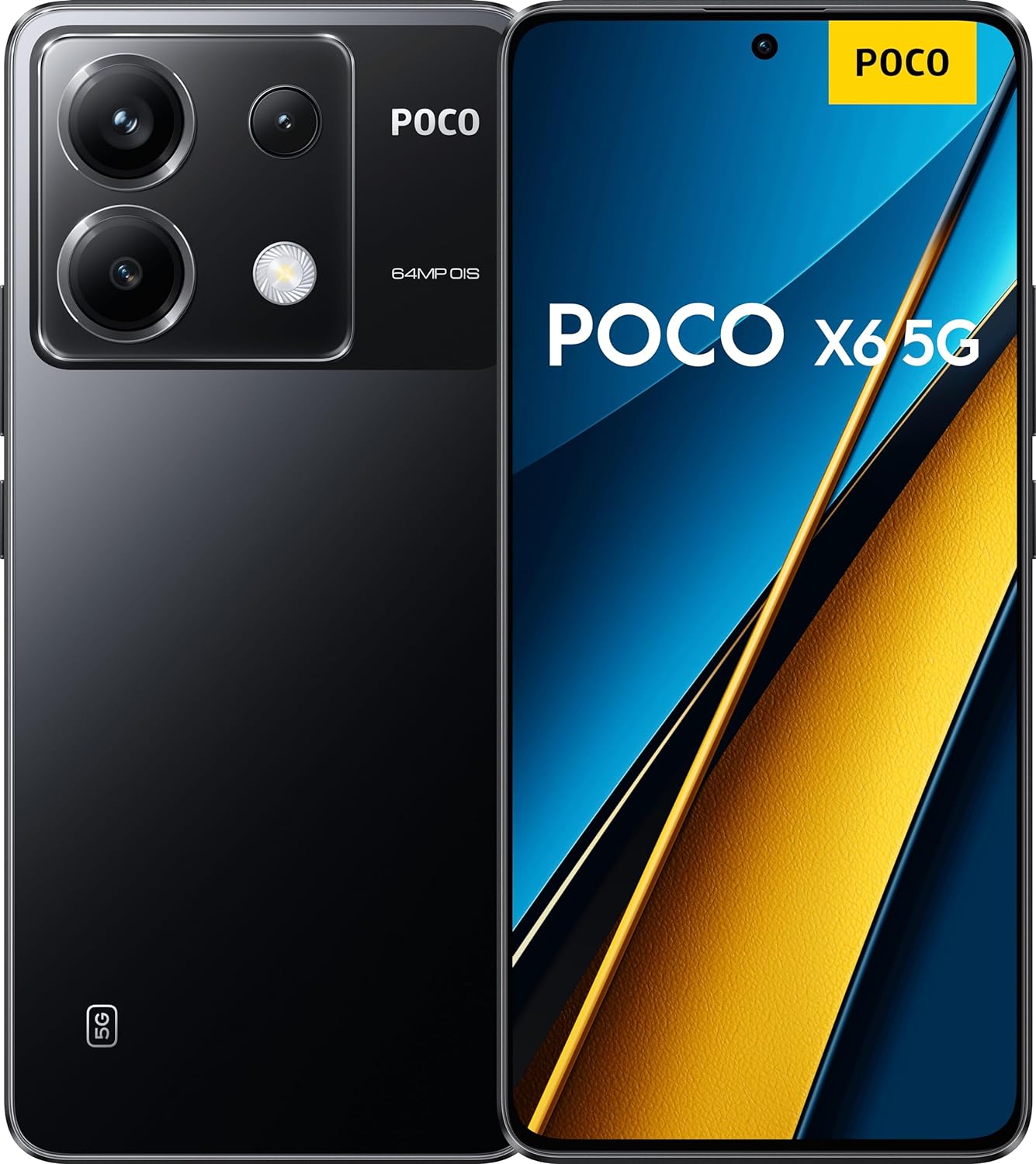 Xiaomi POCO X6 5G - Smartphone 12GB RAM 256GB Unlocked for all Carriers - Black (UK Version + 2 Year Warranty).