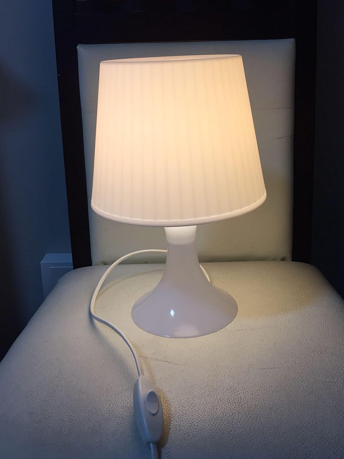 Ikea LAMPAN Table Lamp, White.