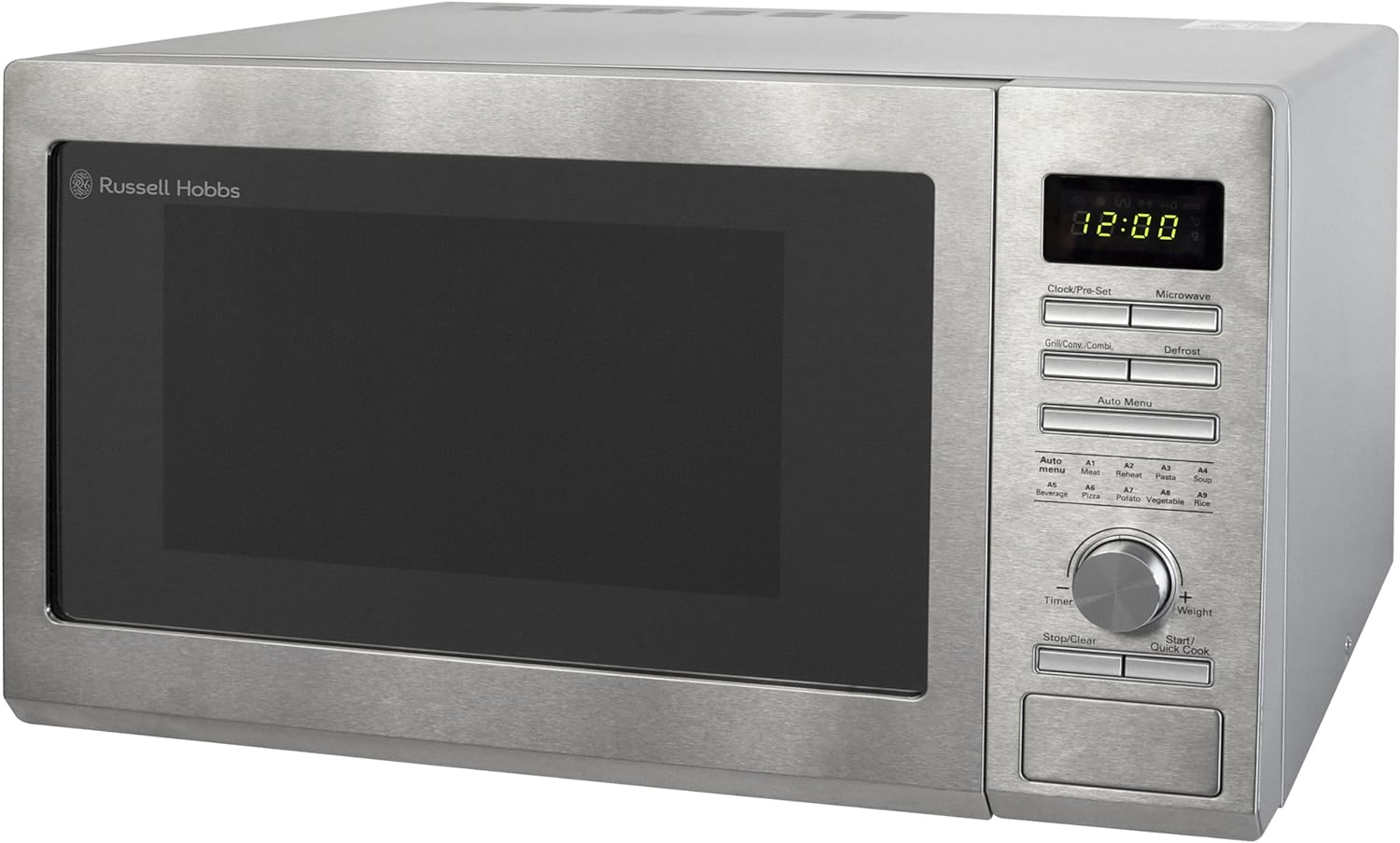 Russell Hobbs RHM3002 30L Digital Combination Microwave with Grill & Convection, 900W - Stainless Steel.