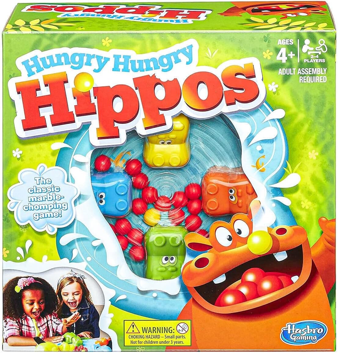 Hasbro Gaming Elefun and Friends Hungry Hungry Hippos Game.