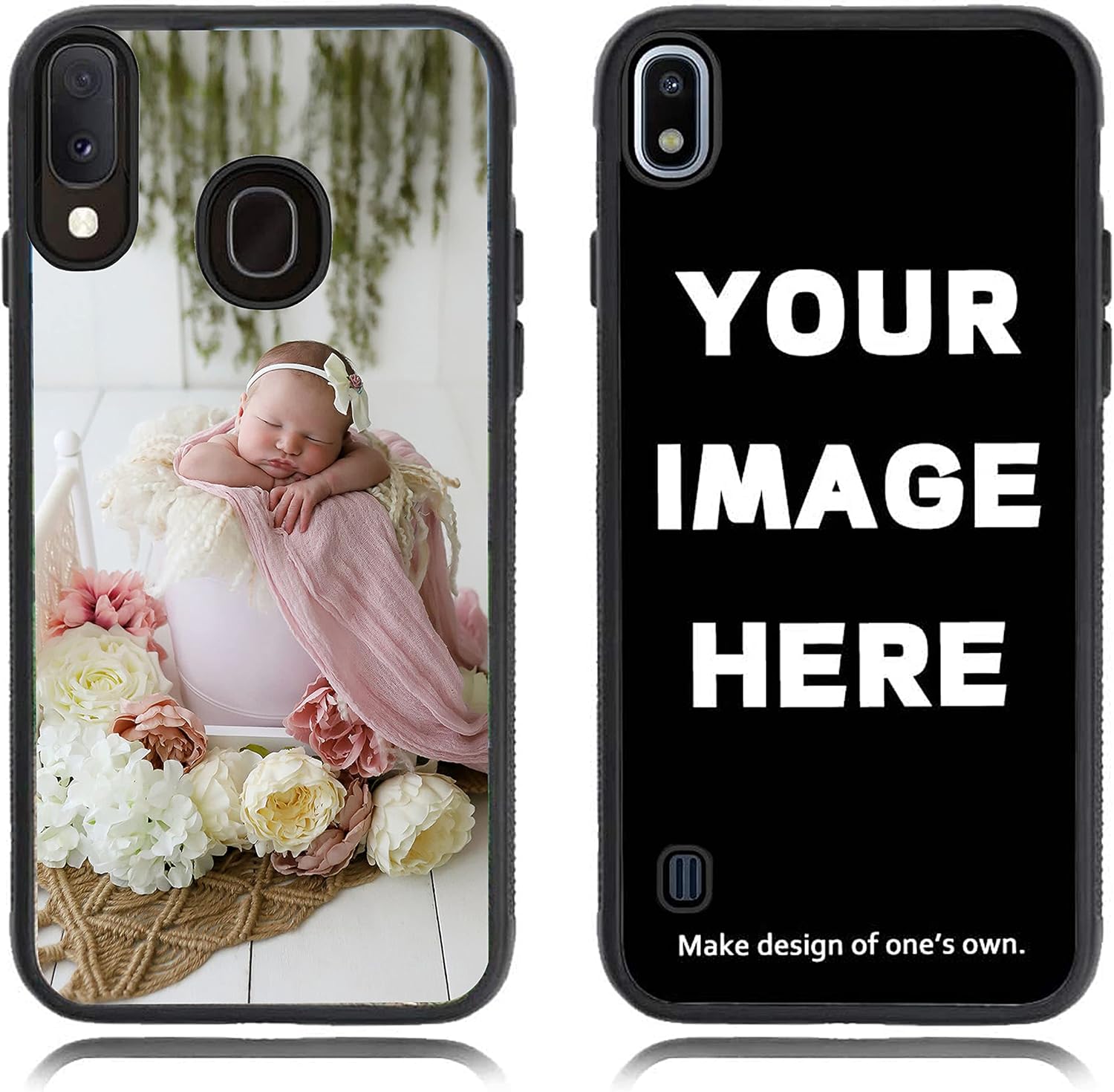 Personalised Phone Case For Samsung Galaxy A20E, Personalised Image/Picture/Photo Custom Design PC + Shockproof TPU Bumper back Phone Case for Samsung A20E (Galaxy A20e).