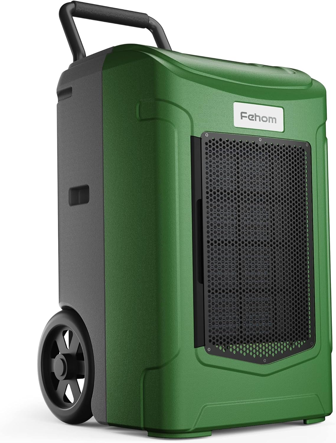 Fehom Large Commercial 180 Pint Dehumidifier with Drain Hose - Built-In Pump, with Handle and Washable Filter - 24 Hr Timer Ideal for Large Basements, Industrial Spaces and Job Sites up to 7000 Sq. Ft.