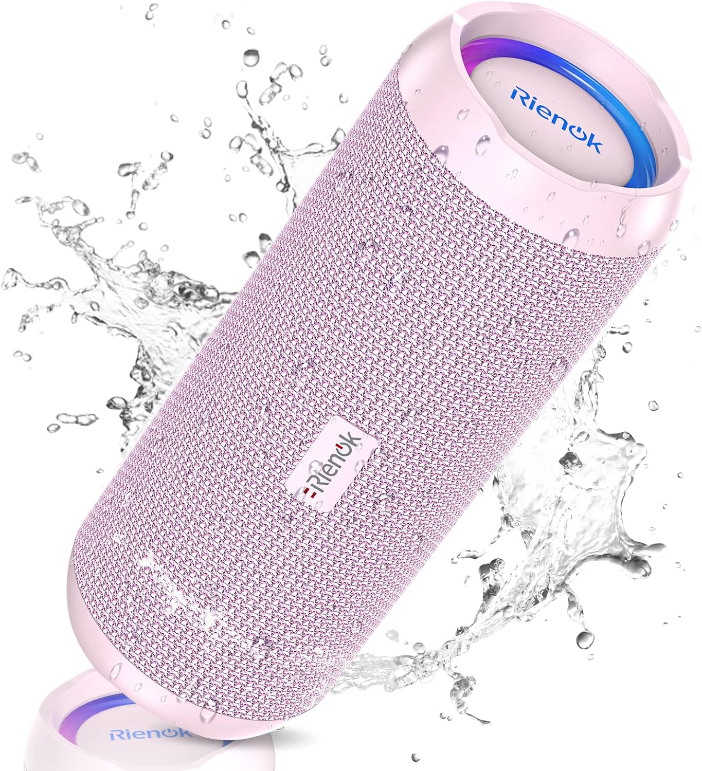 RIENOK Bluetooth Speaker Portable Wireless Bluetooth Speaker with 30W Enhanced Bass IPX7 Waterproof Bluetooth 5.3 Outdoor Speaker for Travel Sport.