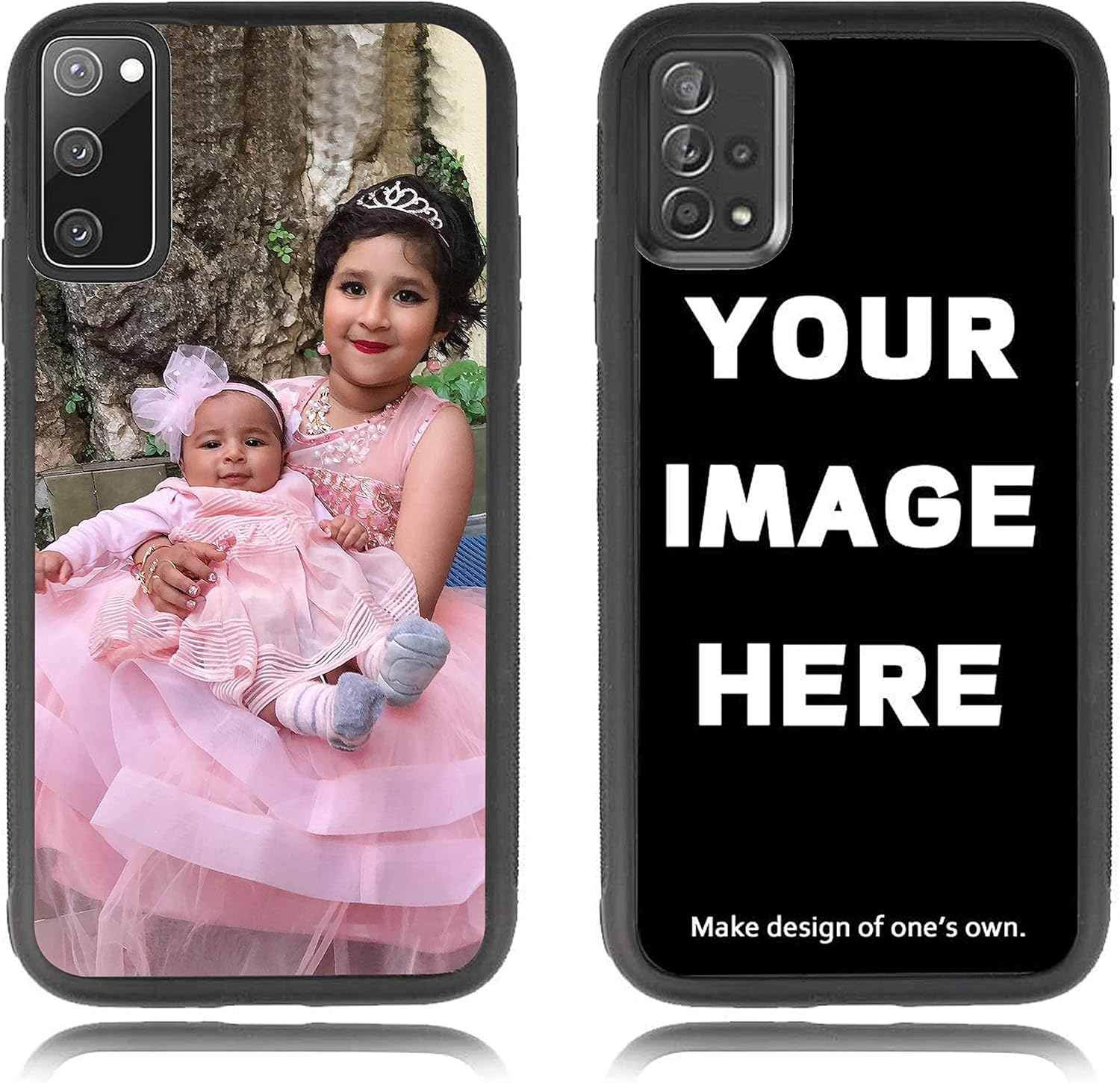 Personalised Phone Case For Samsung Galaxy A20E, Personalised Image/Picture/Photo Custom Design PC + Shockproof TPU Bumper back Phone Case for Samsung A20E (Galaxy A20e).