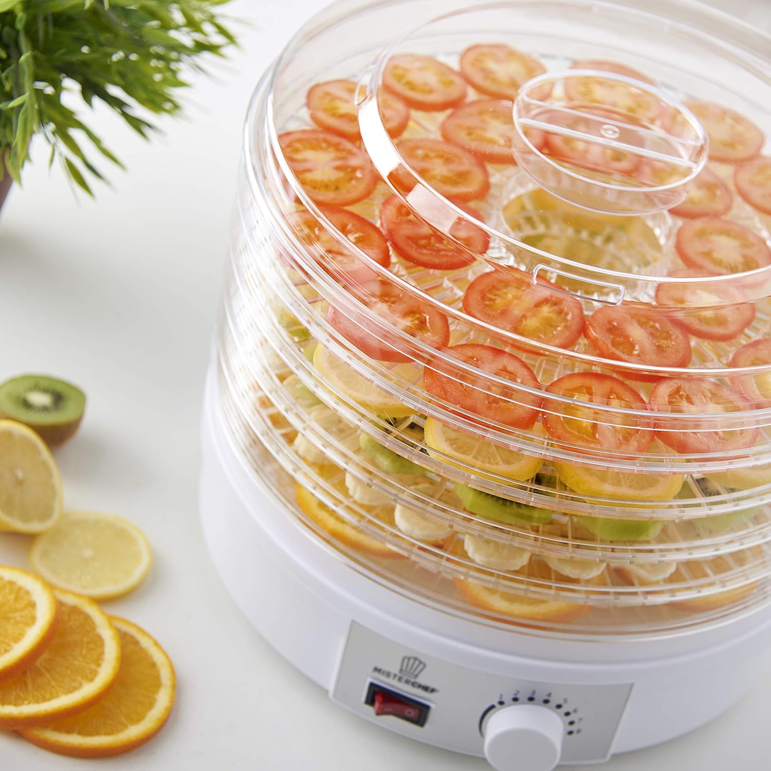 MisterChef Cover/Lid for Food Dehydrator – Perfect for Healthy & Natural Snacks, Dried Fruit - 1 Lid.