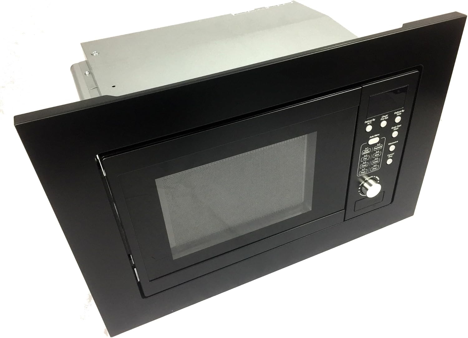 Cookology IM20LBK Integrated Built In Microwave 20 Litre Capacity, Frame Included with Auto Defrost, Child Lock and 8 Auto Programs - In Black.