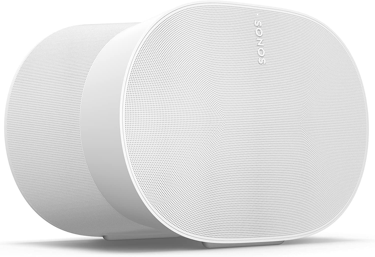 Sonos Era 300. Feel sound all around. With next-level audio, Era 300 doesn’t just surround you, it puts you inside your music. (White).