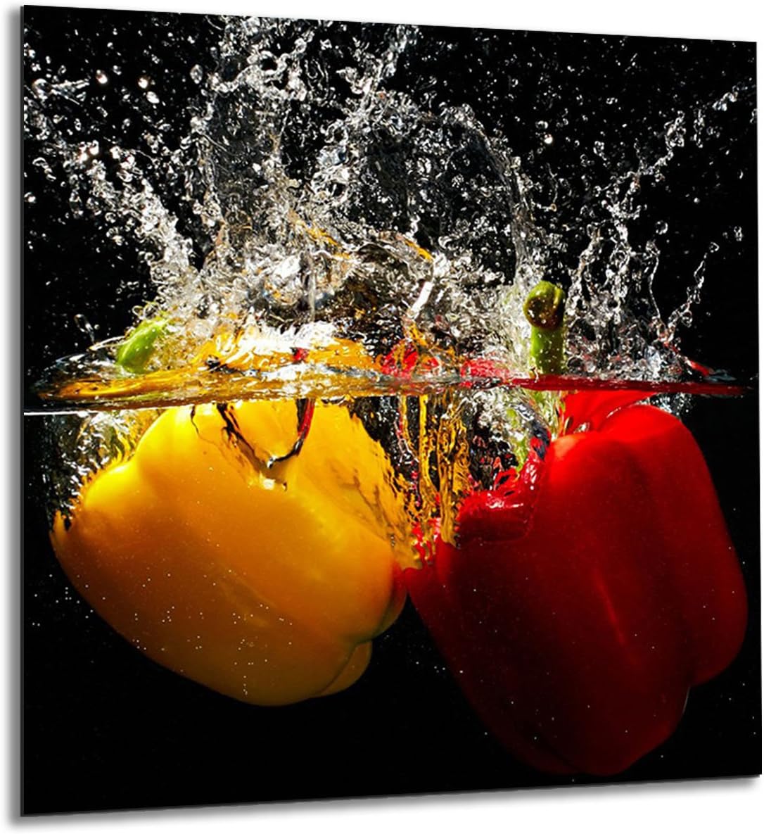 Kitchen Glass Splashback Heat Resistant Toughened Glass 60x65 cm graphic no. 2058.