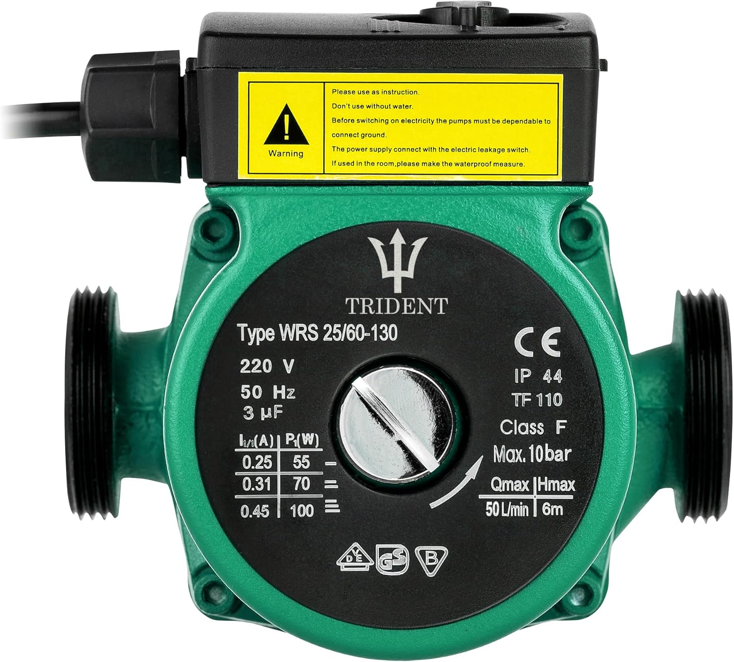 Central Heating Pump by Trident. 6 Year Warranty. EU..