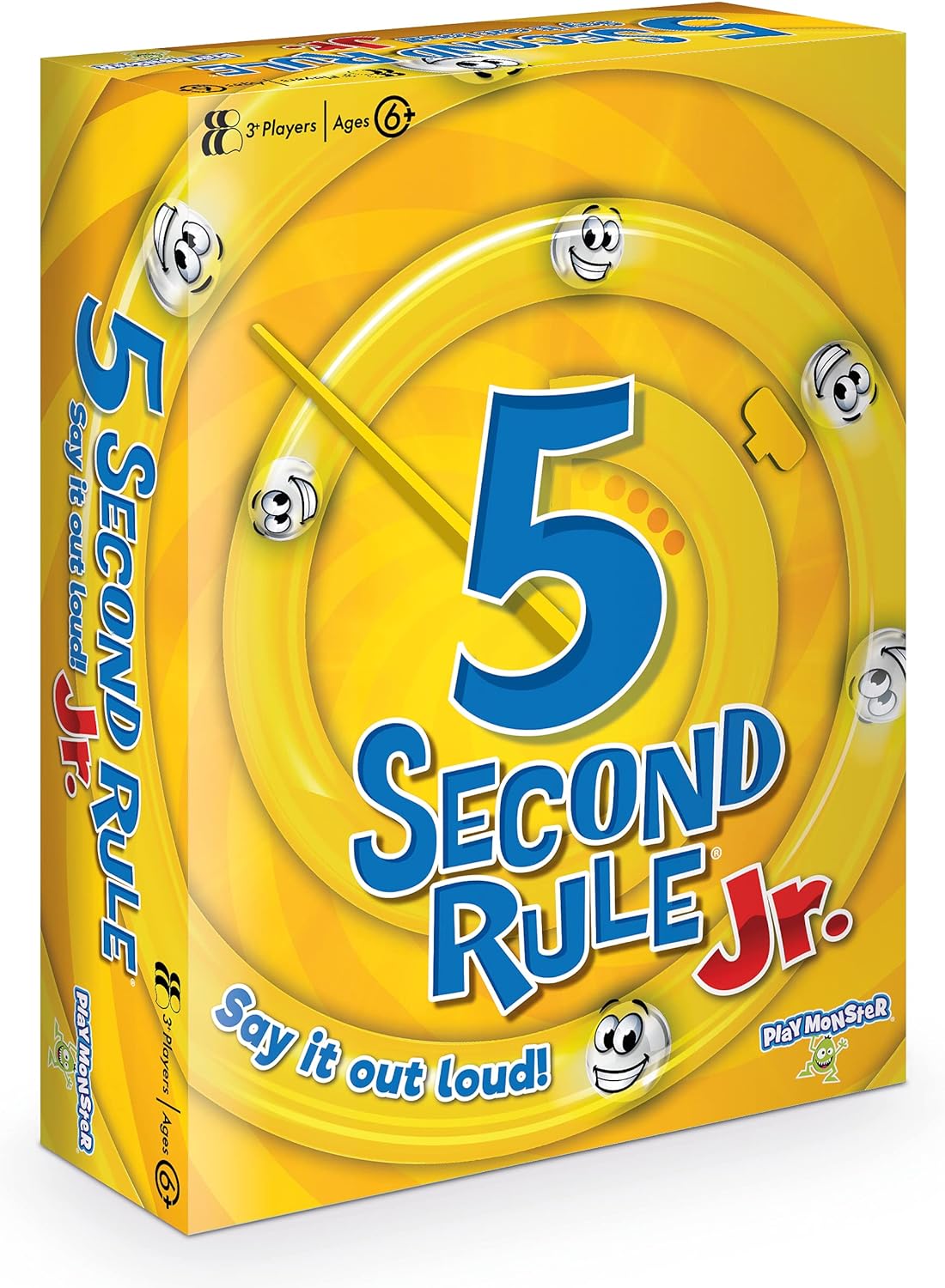 5 Second Rule Game Jr. - Simple Questions Card Game for Family Fun, Party, Kids, Travel, Game Night & Sleepovers - Think Fast and Shout Out Answers - For Ages 6+.