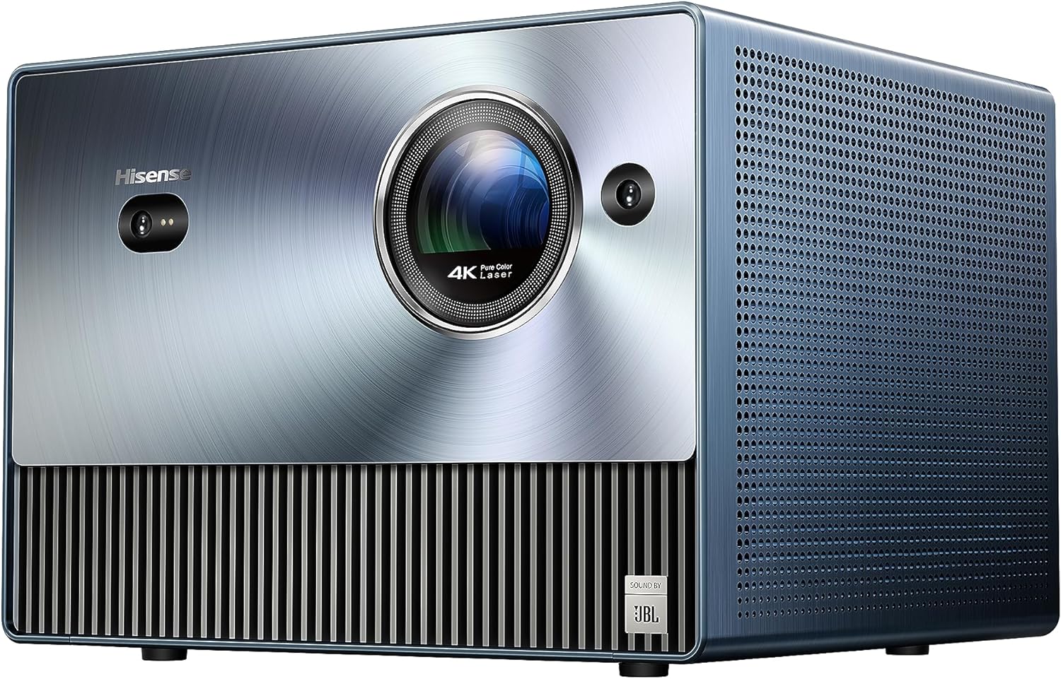 Hisense 4K Trichroma Mini Laser Projector C1TUK 65-300'' Proejection Size, Triple Colour, Dolby Vision&Atmos, JBL Audio and VIDAA Smart OS, and Netflix, YouTube, Prime Video.