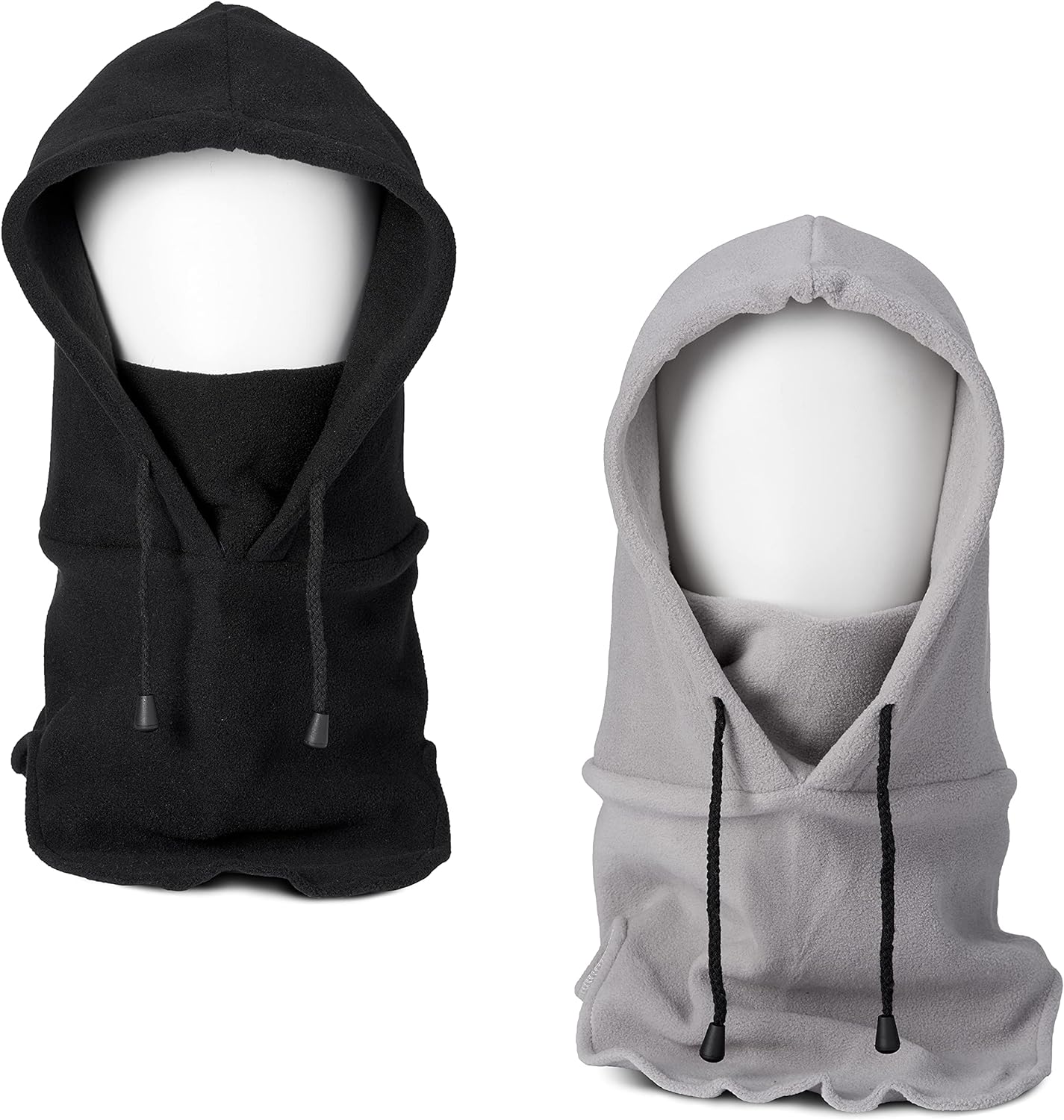 Bramble - 2 Full Breathable Tactical Thermal Fleece Balaclavas with Mask & Hood.