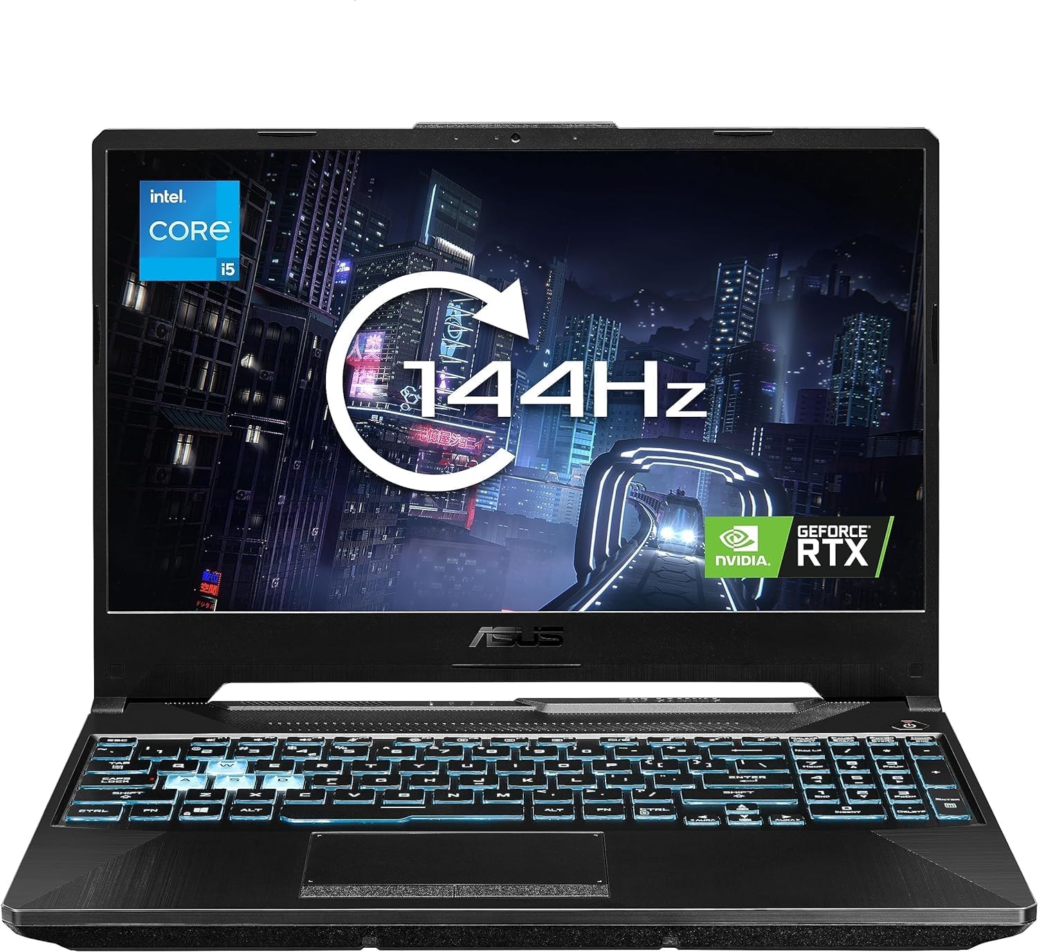 ASUS TUF Gaming FX507ZC4 15.6" Full HD 144Hz Gaming Laptop (Intel i5-12500H, NVIDIA GeForce RTX 3050, 8GB RAM, 512GB PCIe SSD, Windows 11).