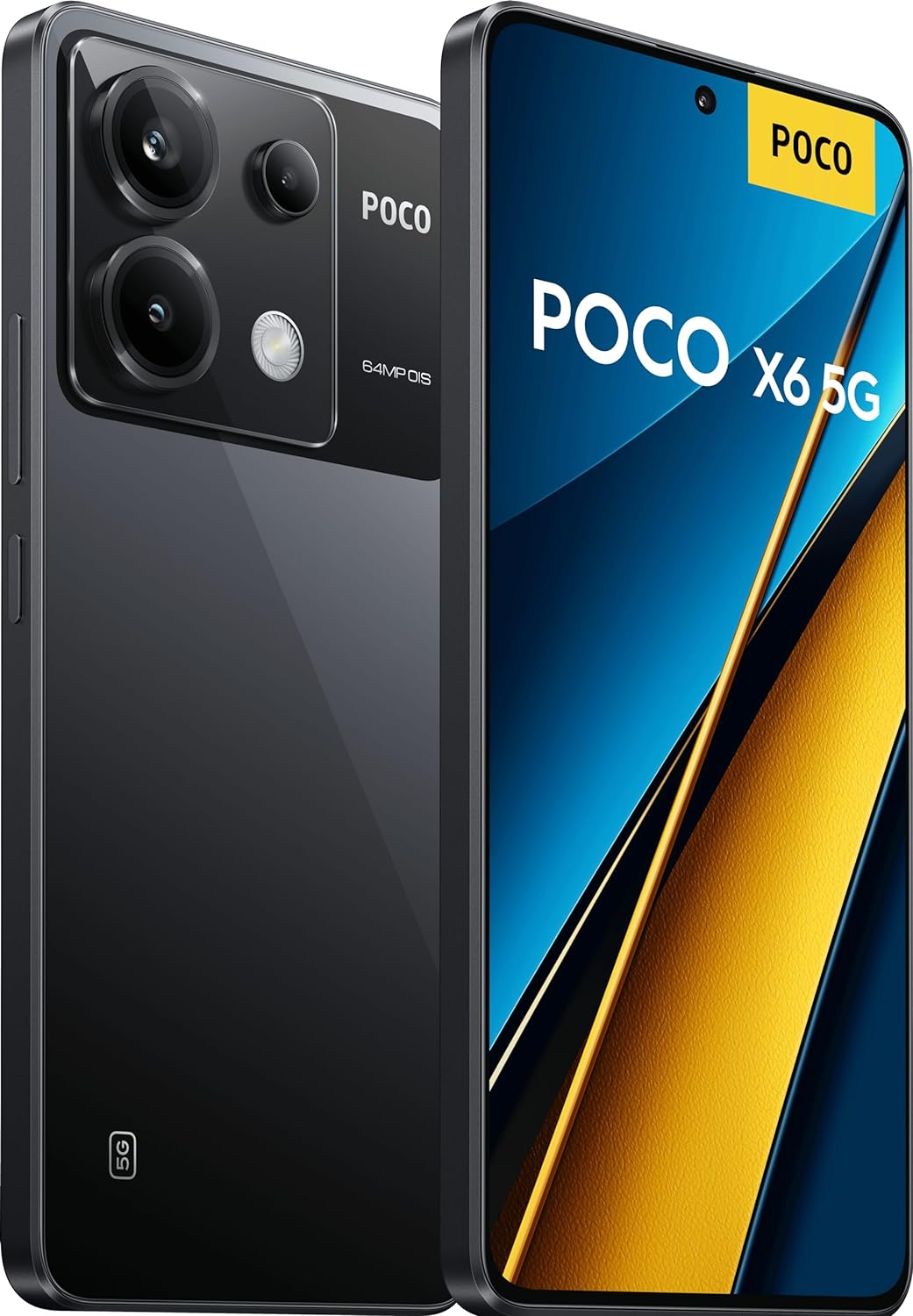 Xiaomi POCO X6 5G - Smartphone 12GB RAM 256GB Unlocked for all Carriers - Black (UK Version + 2 Year Warranty).