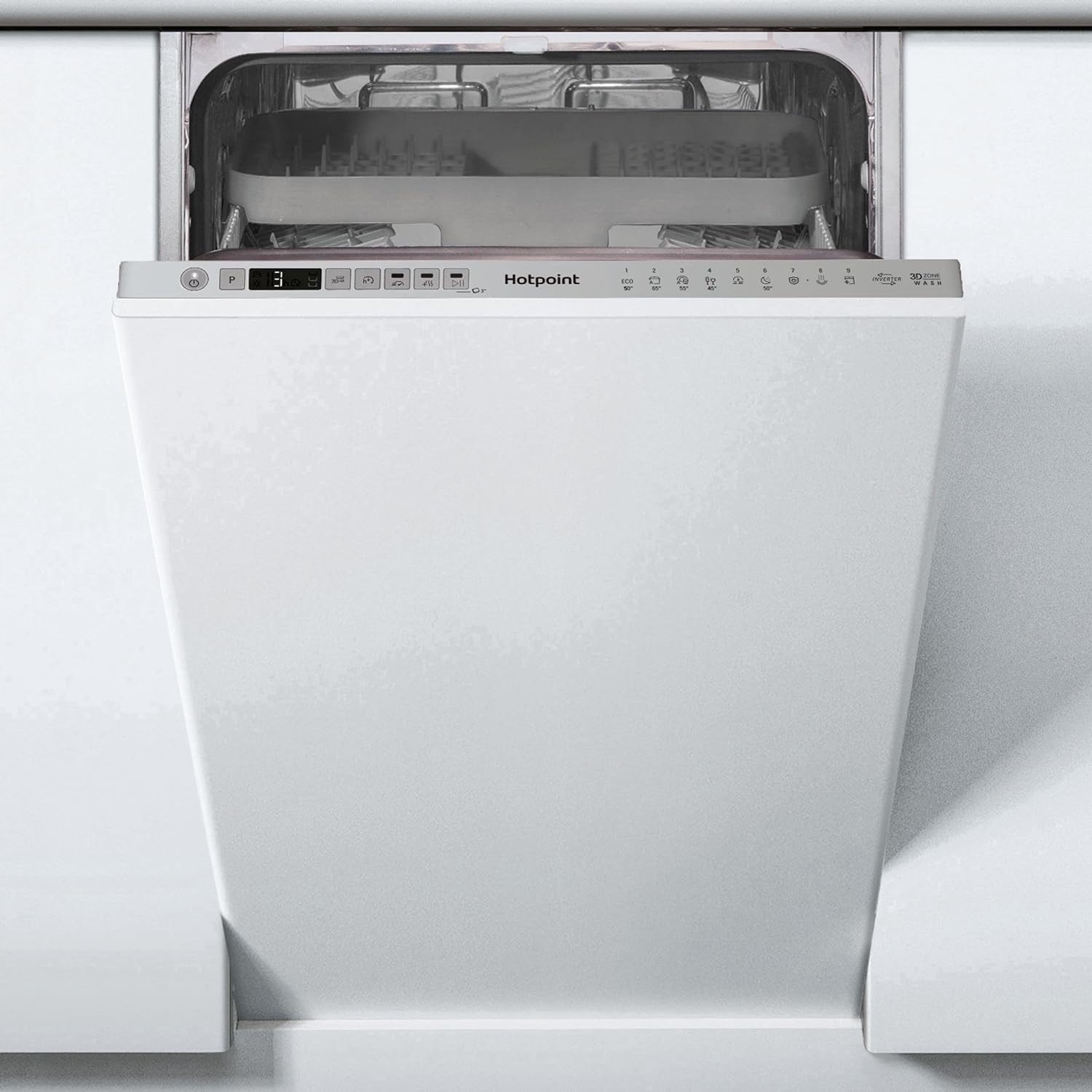 Hotpoint 10 Place Settings Fully Integrated Dishwasher.